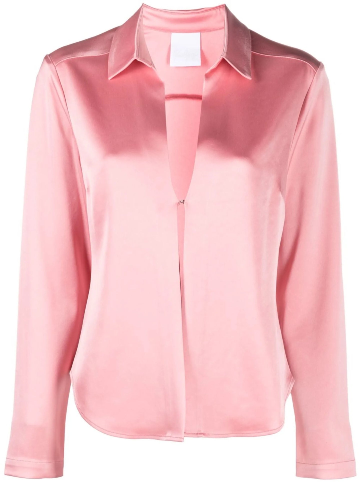 Sateen satin-finish shirt