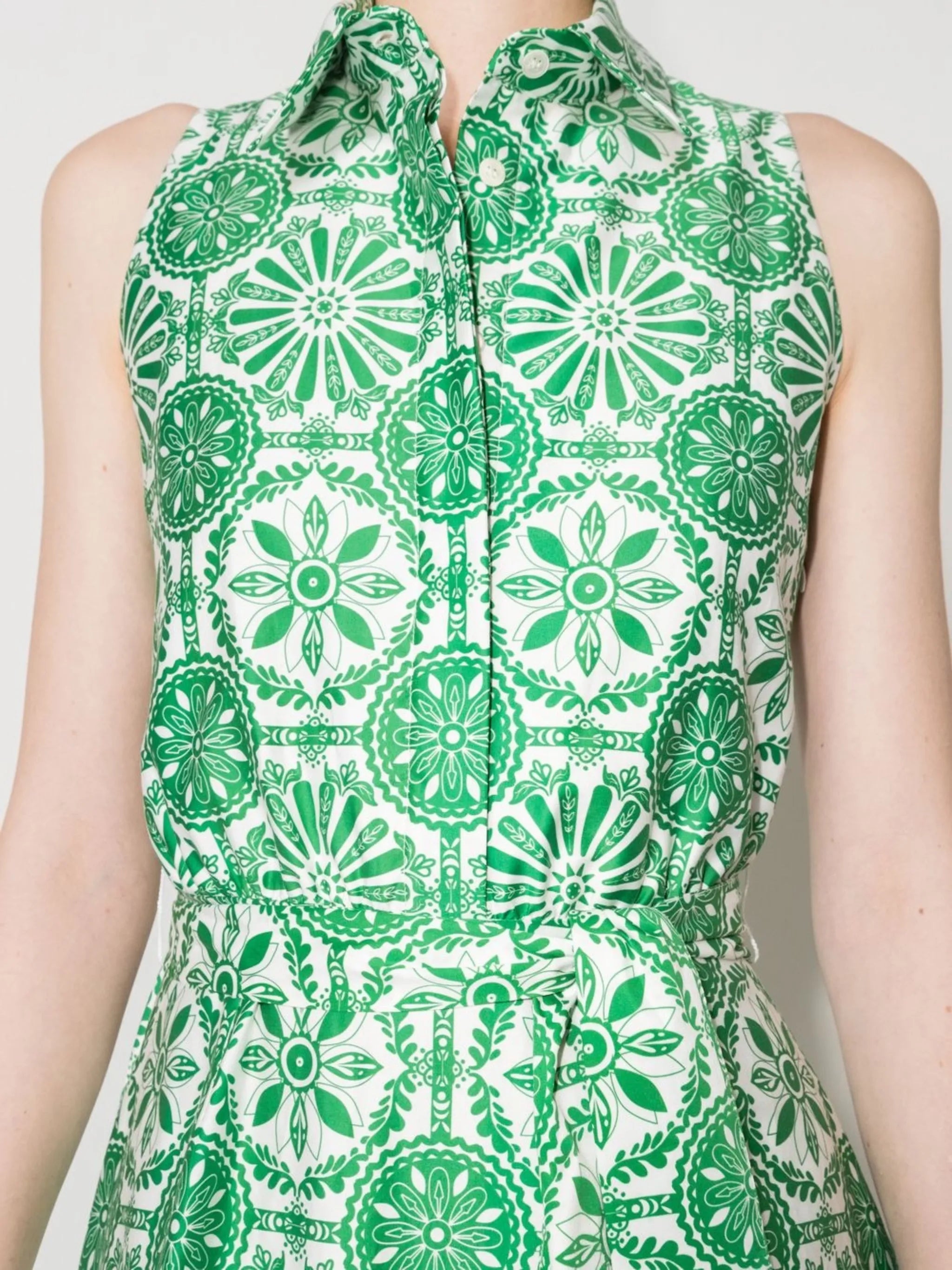 Paloma graphic-print cotton maxi dress