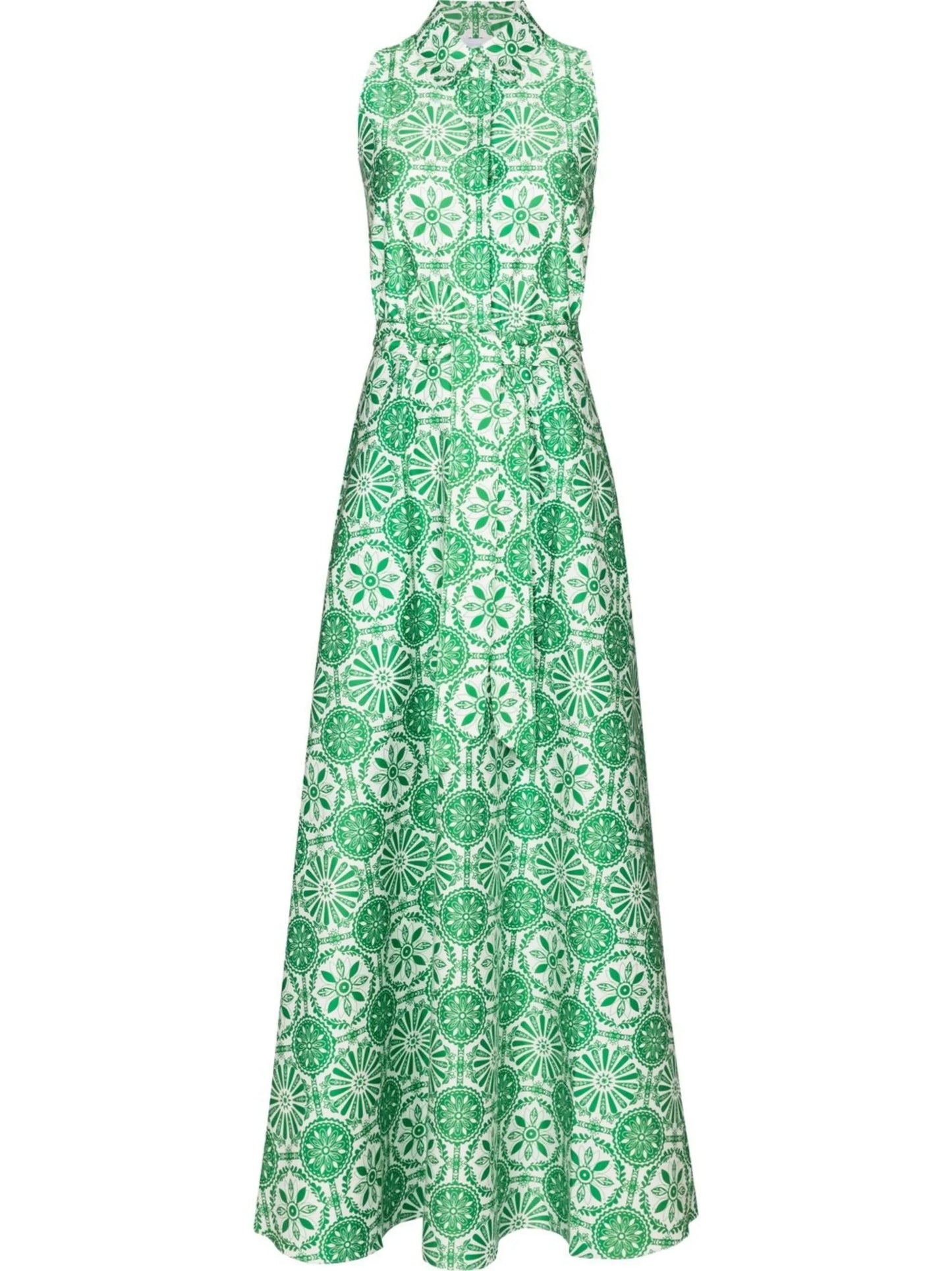 Paloma graphic-print cotton maxi dress