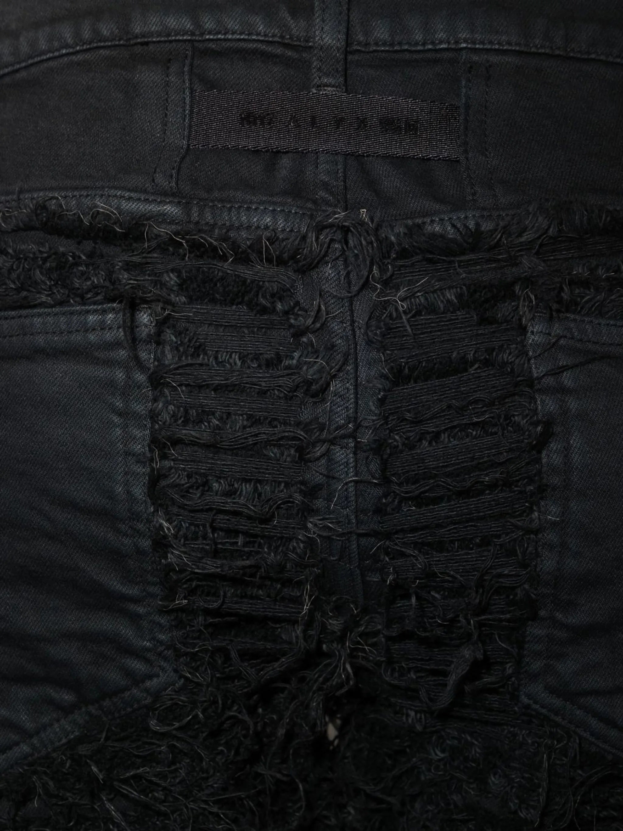 x Blackmeans distressed straight-leg jeans