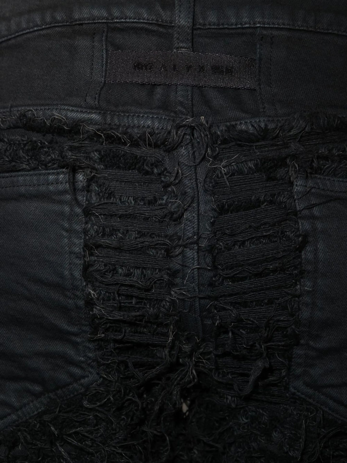 x Blackmeans distressed straight-leg jeans