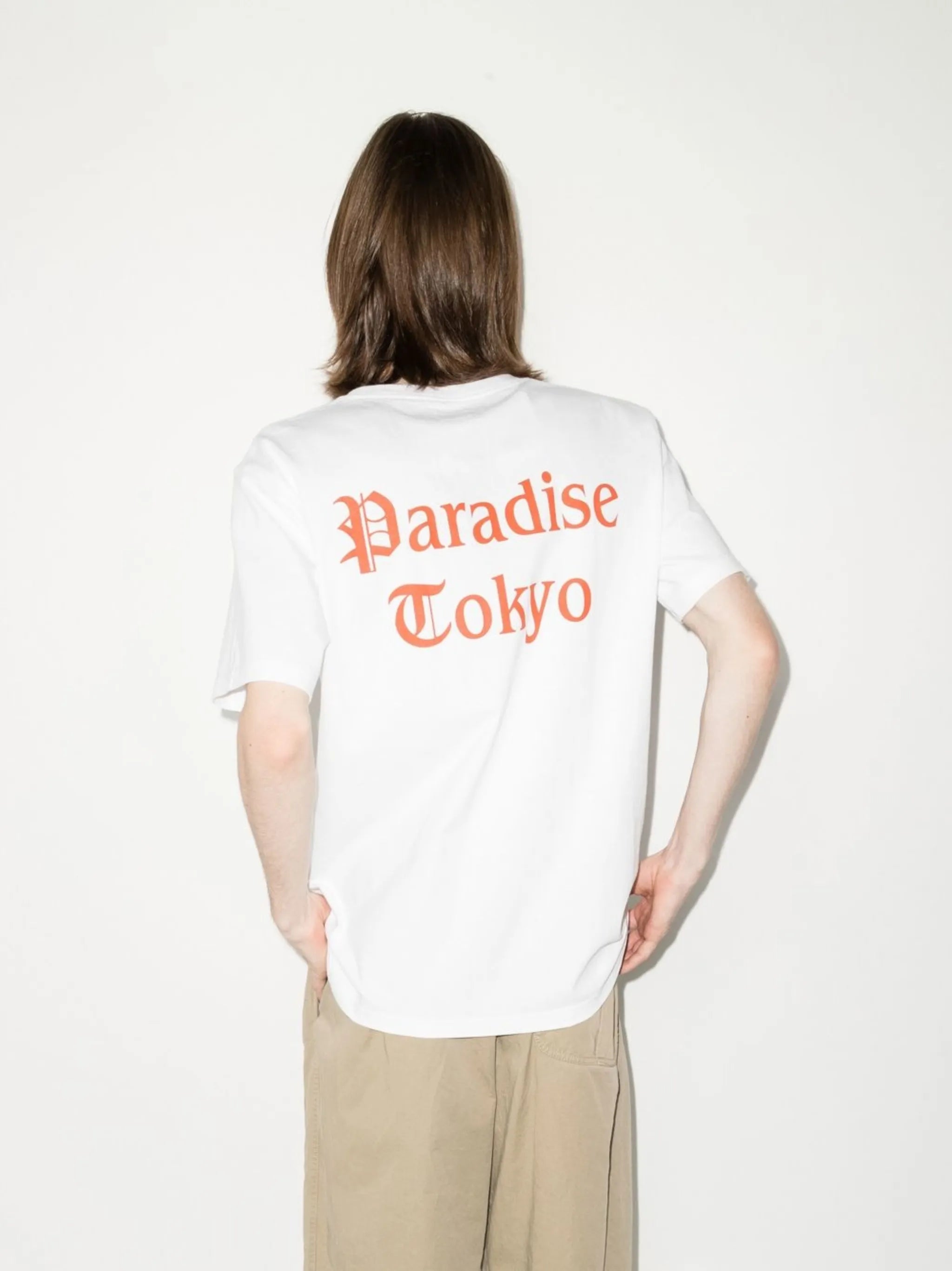 slogan-print round-neck T-shirt