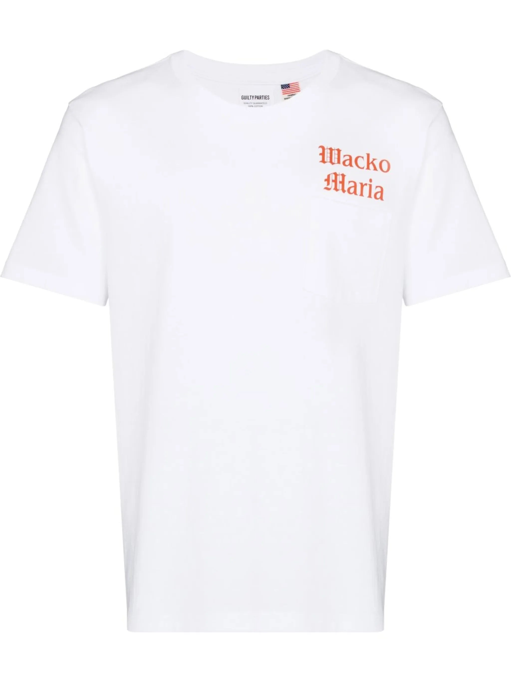 slogan-print round-neck T-shirt