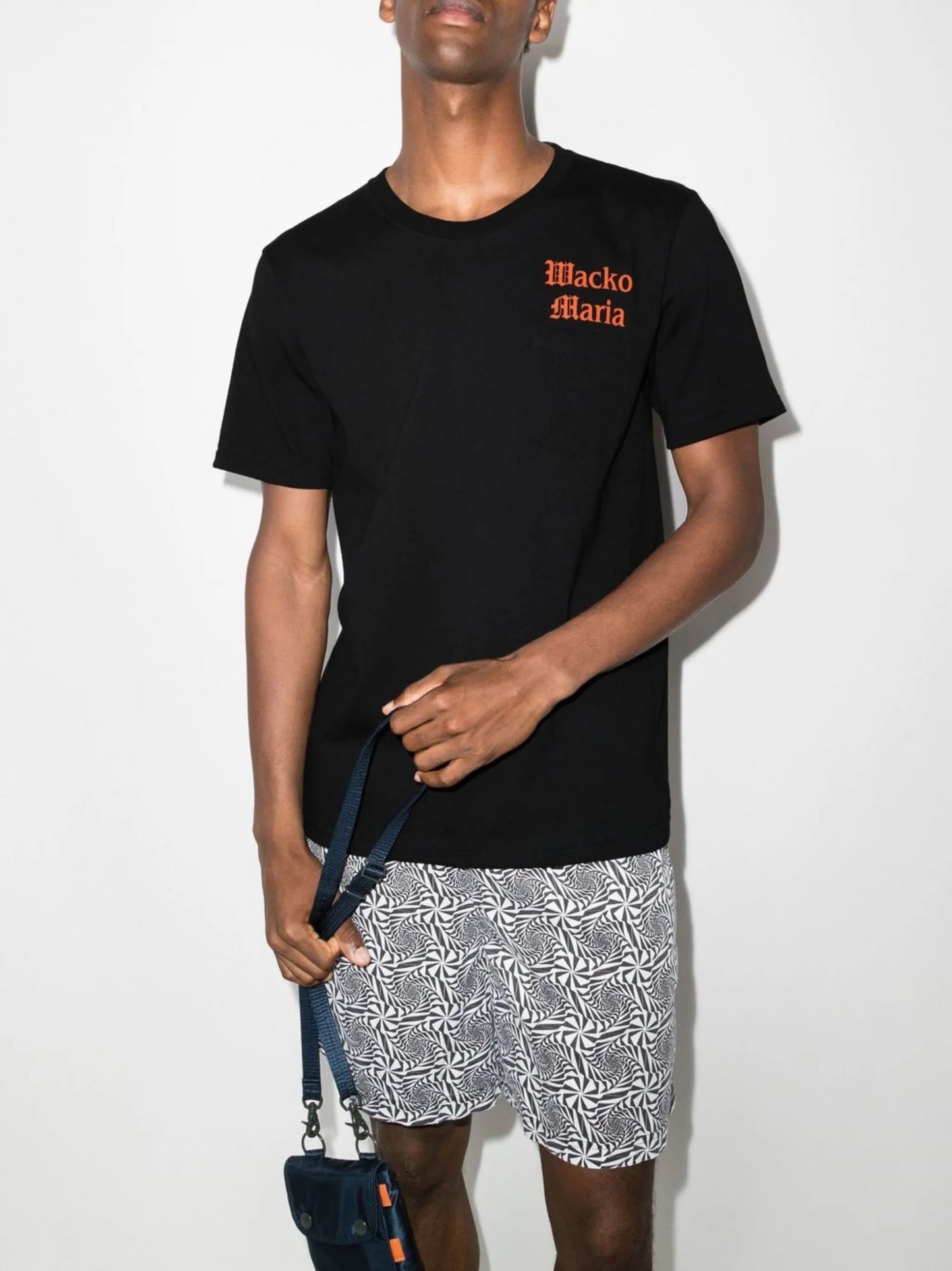 slogan-print round-neck T-shirt