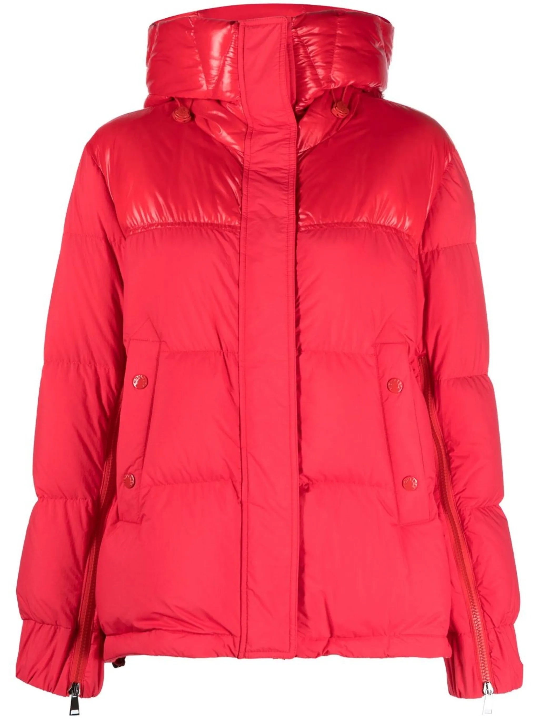 hooded puffer jacket