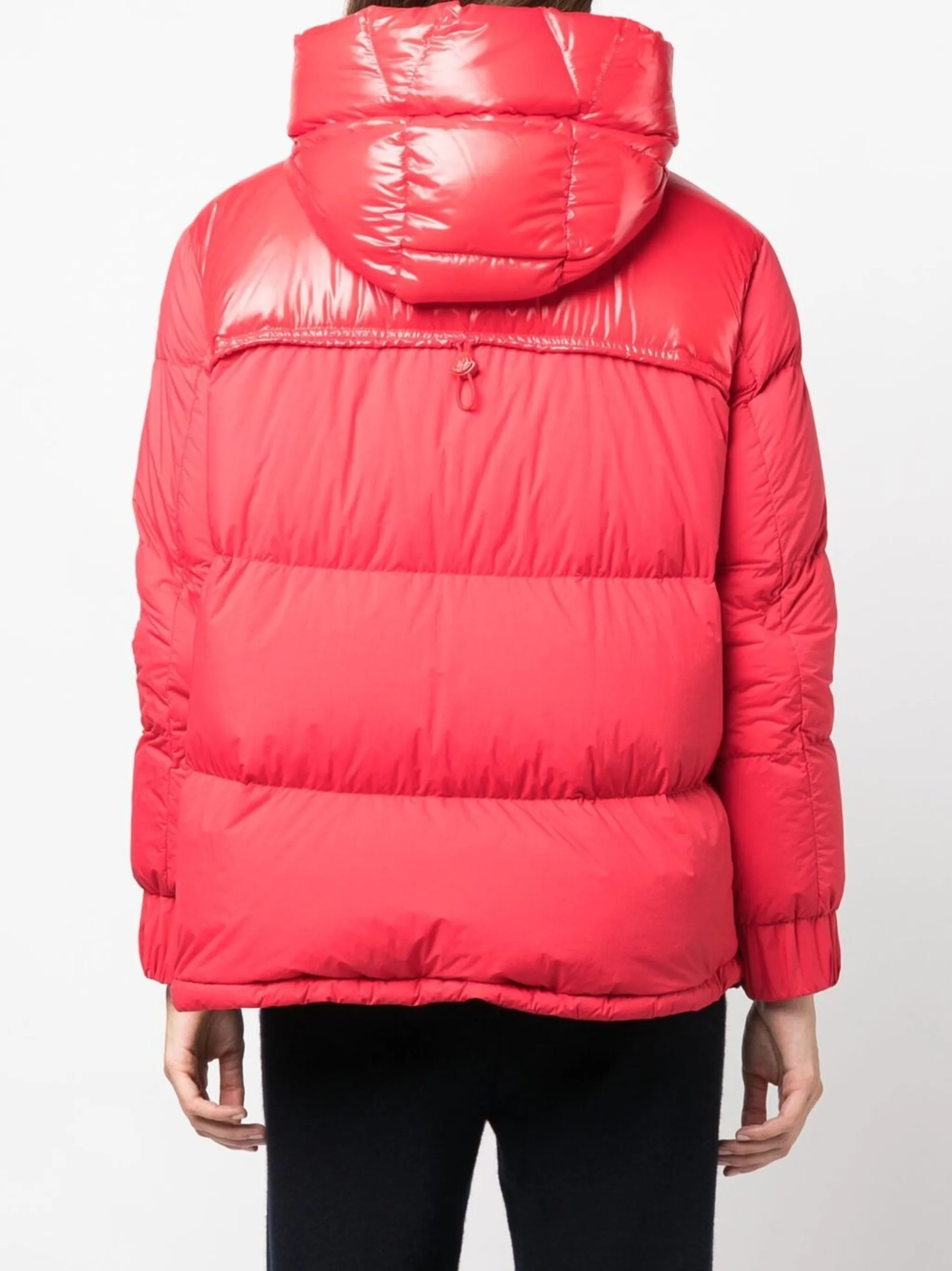 hooded puffer jacket