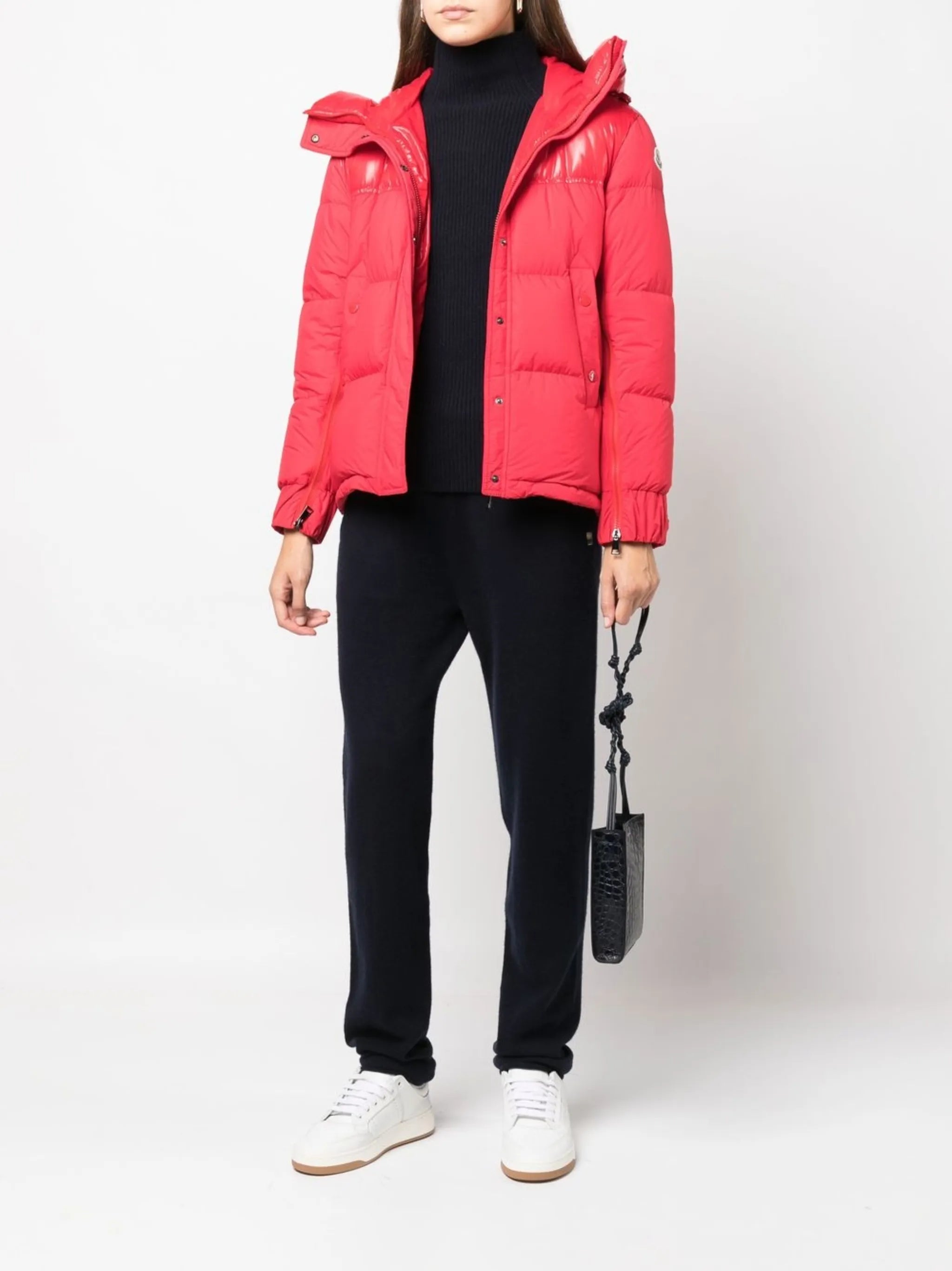 hooded puffer jacket