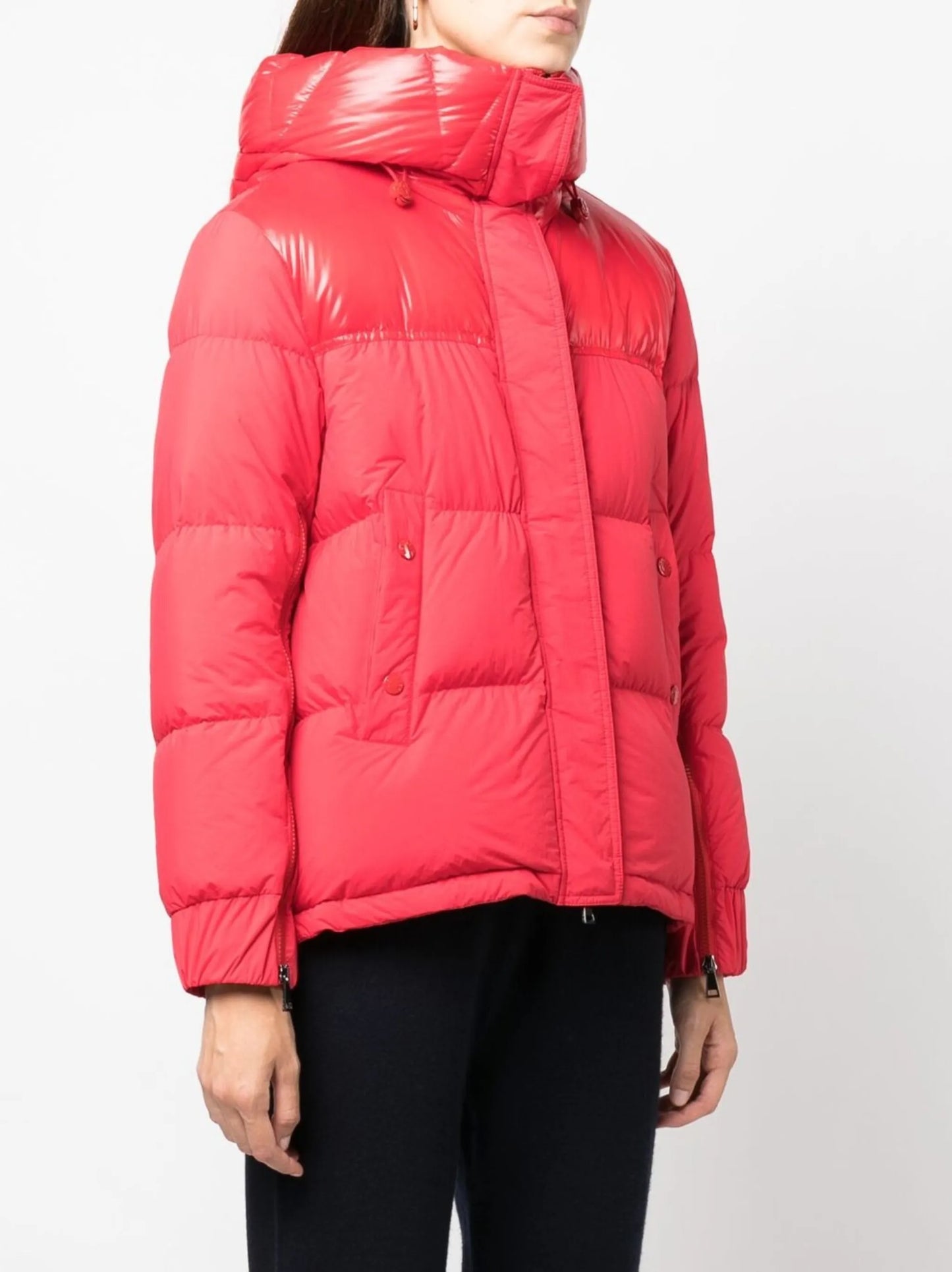 hooded puffer jacket