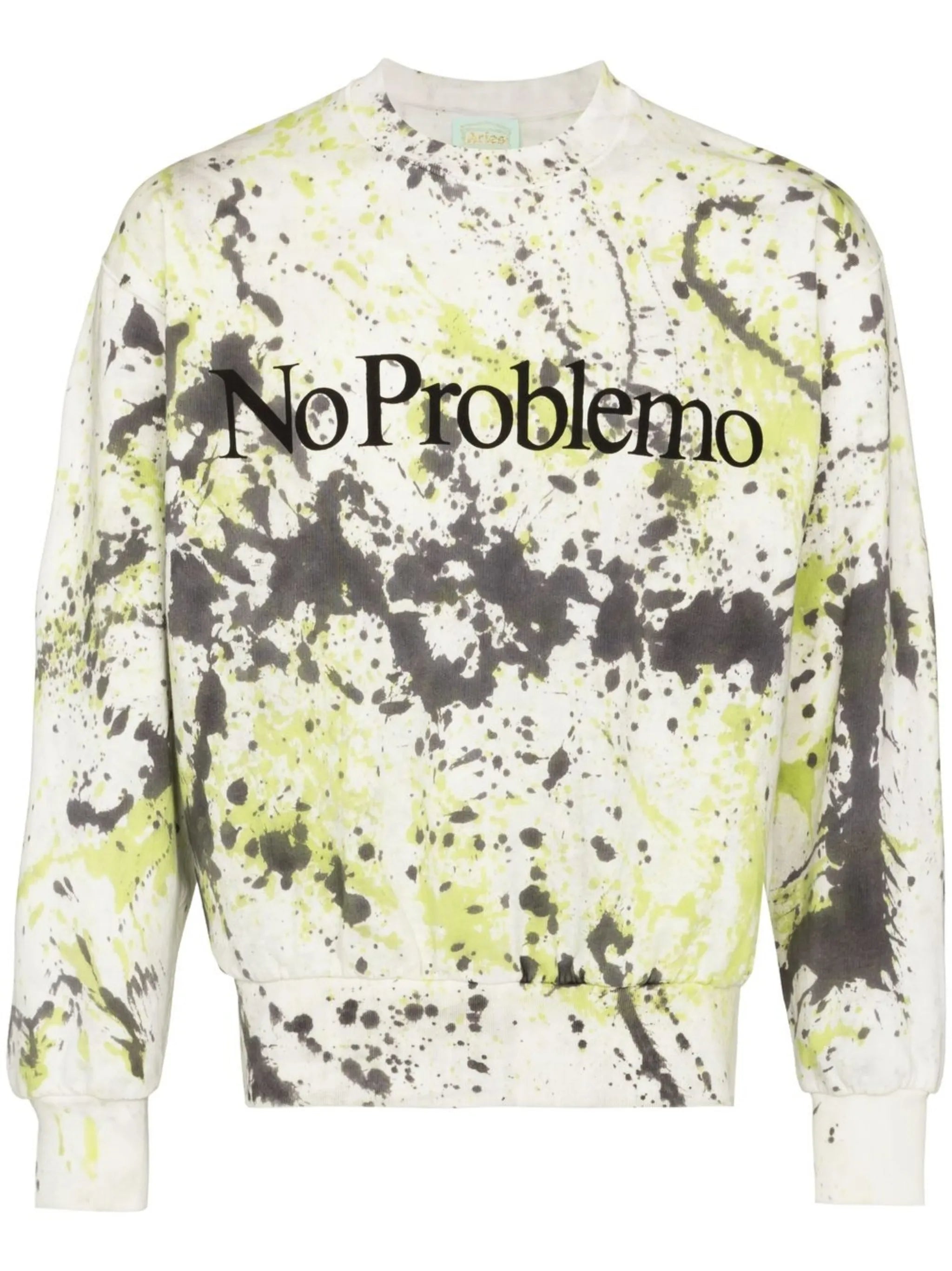 No Problemo paint-print sweatshirt