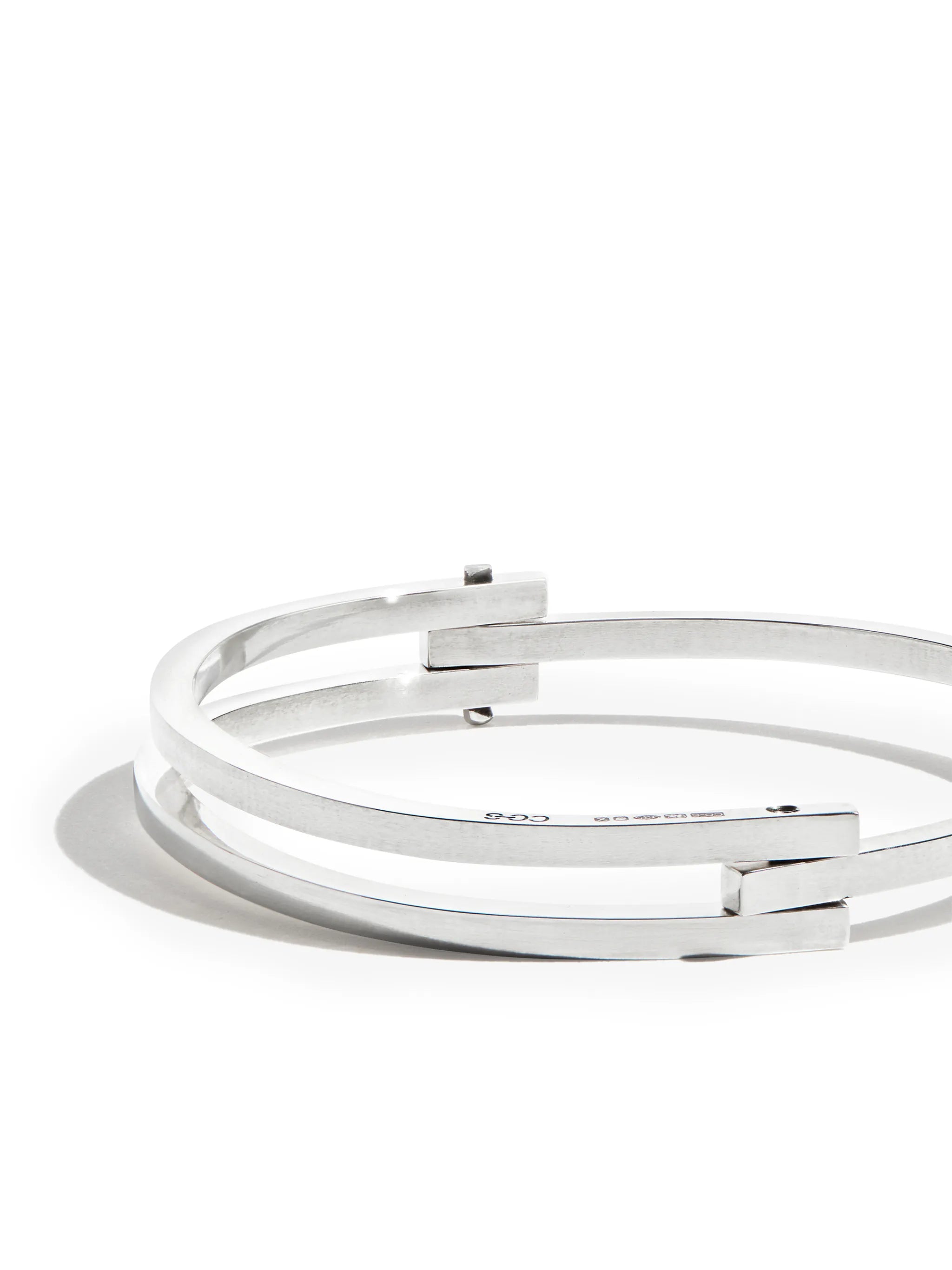 hinged double cuff bracelet