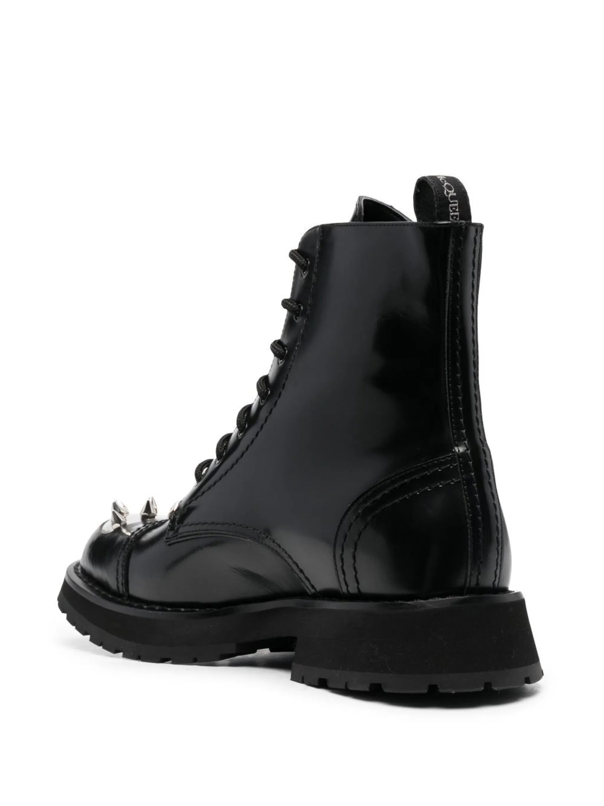 studded combat boots