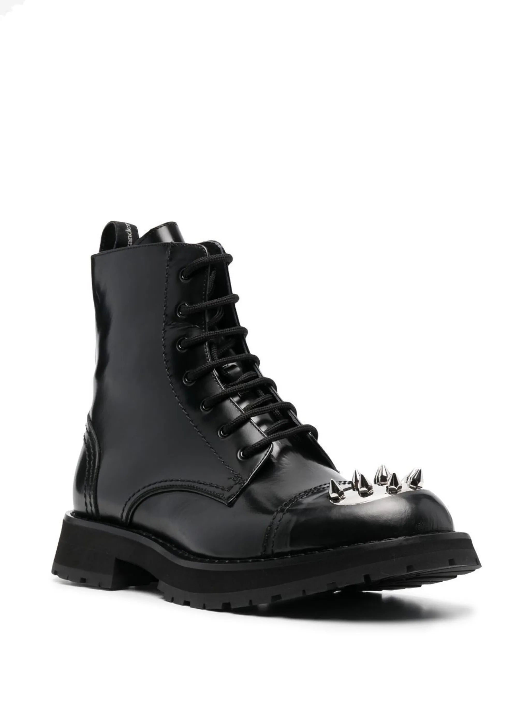 studded combat boots