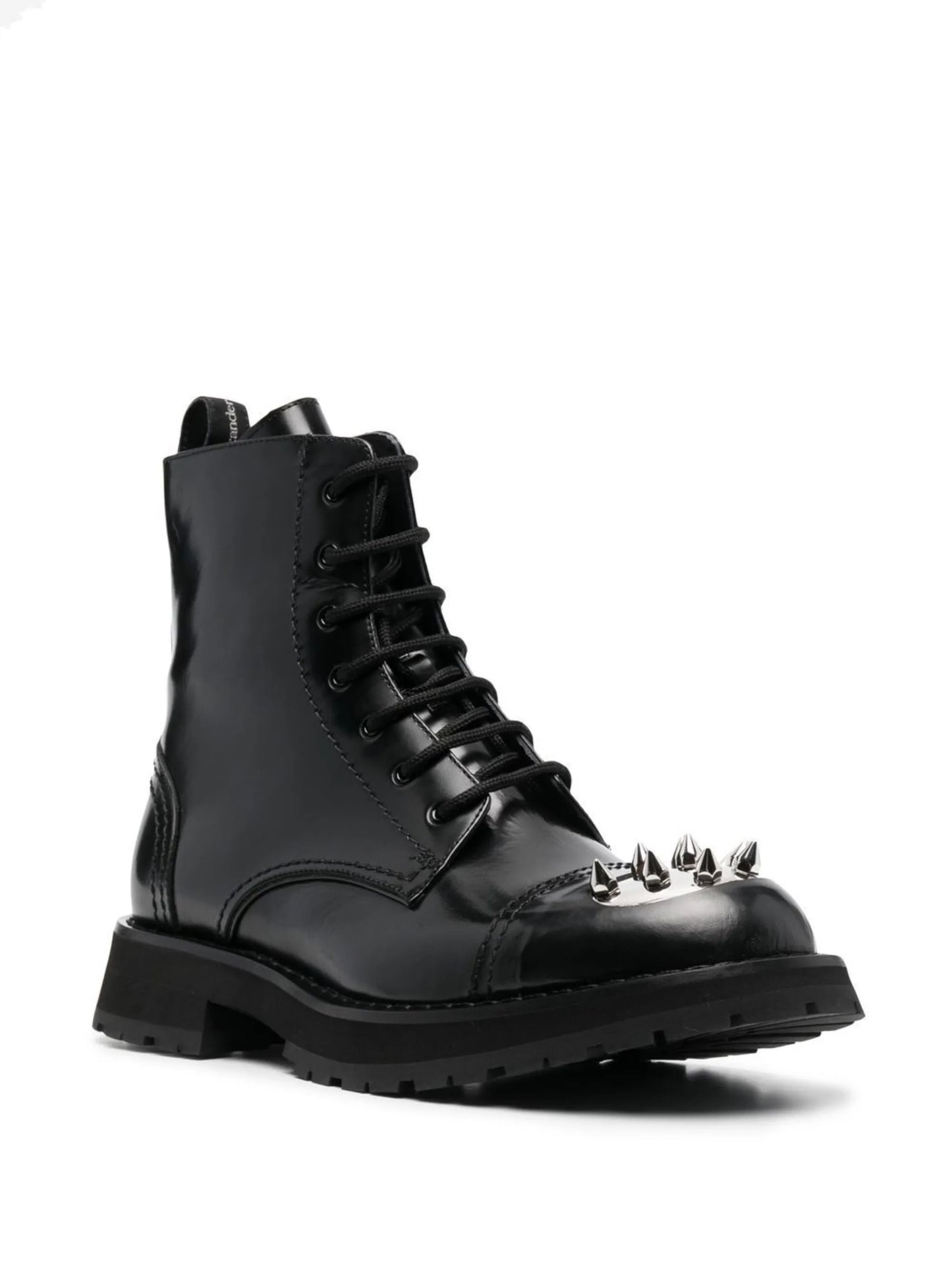studded combat boots