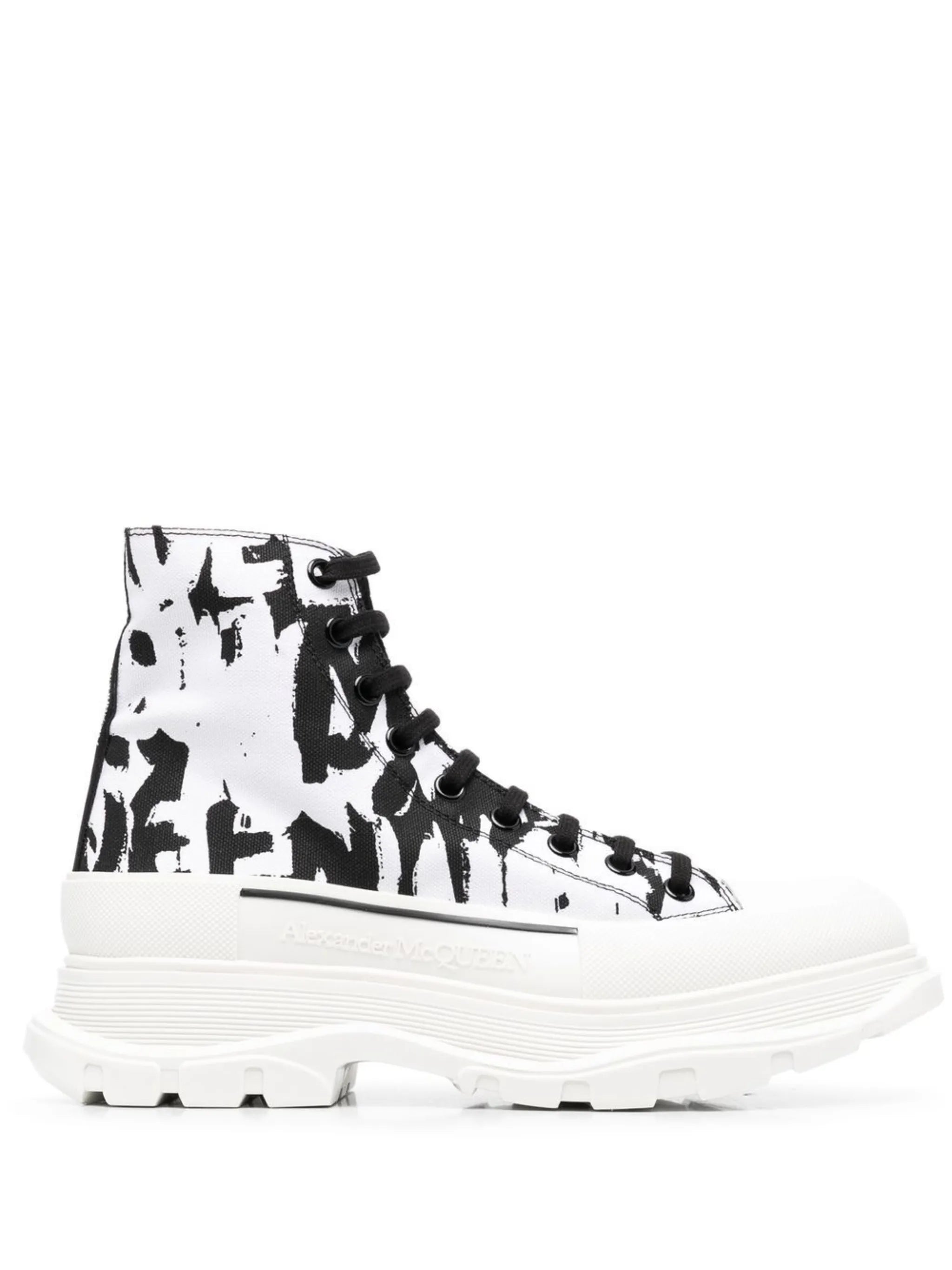 Graffiti Tread canvas boots