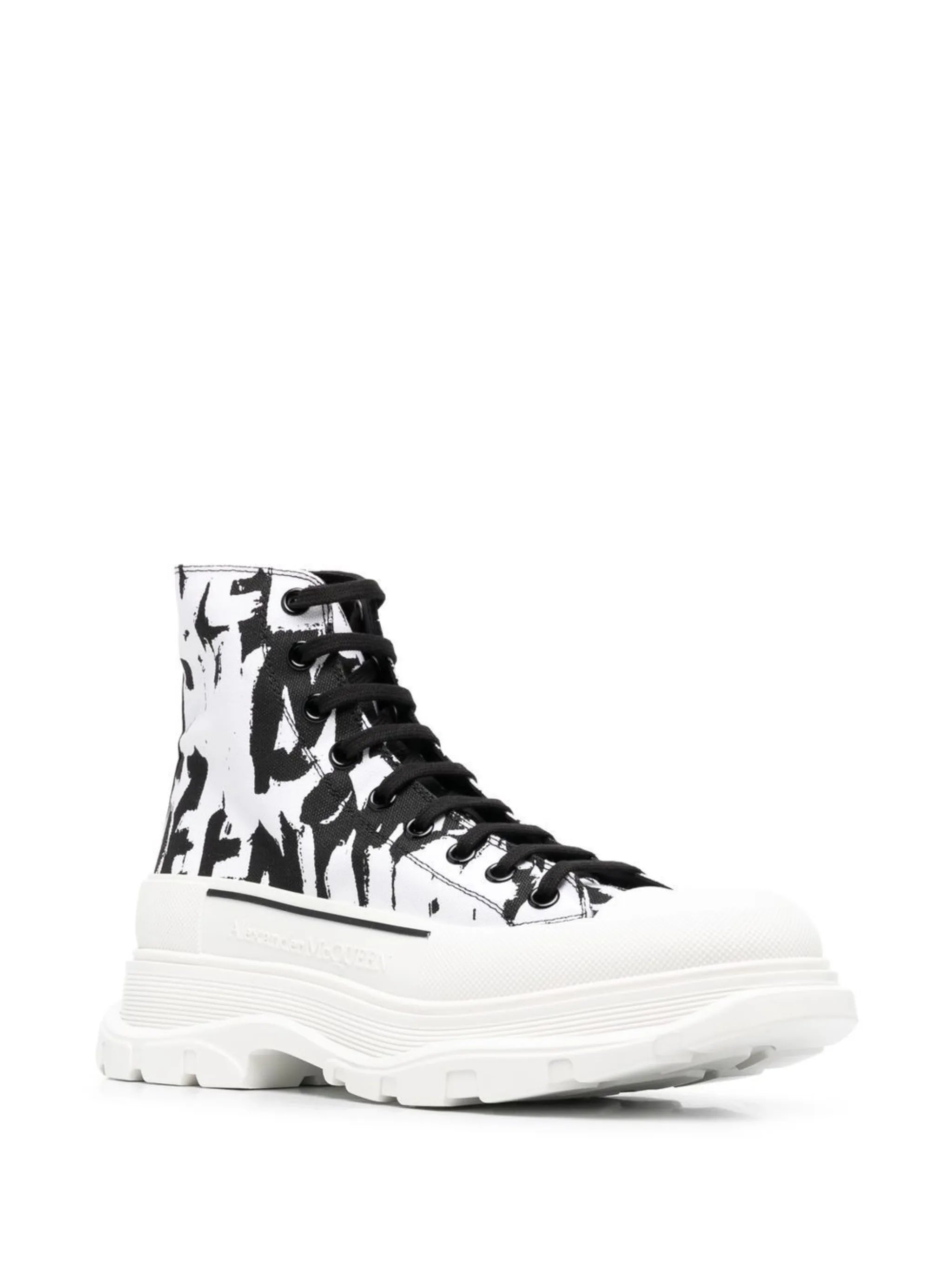 Graffiti Tread canvas boots