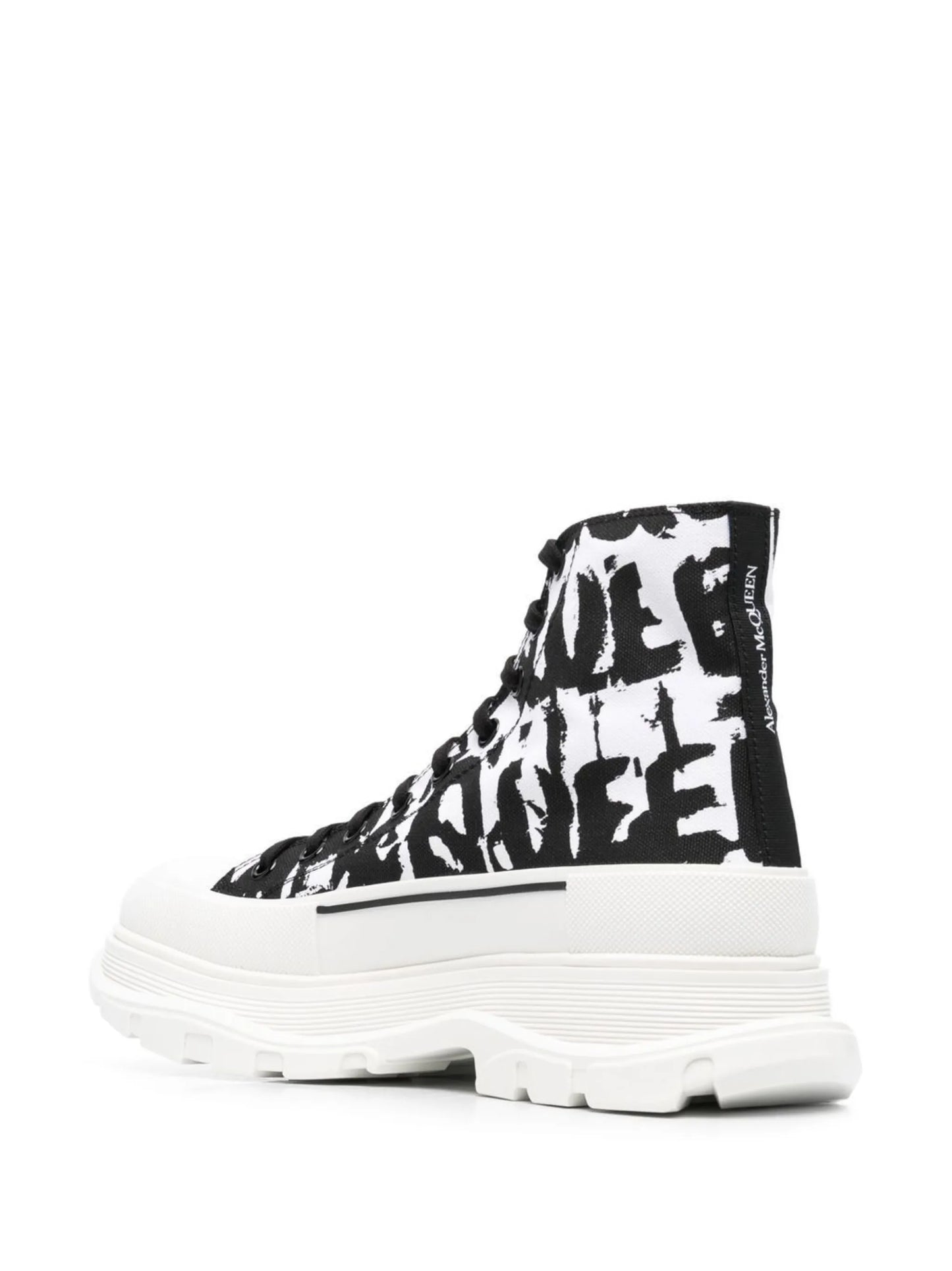 Graffiti Tread canvas boots