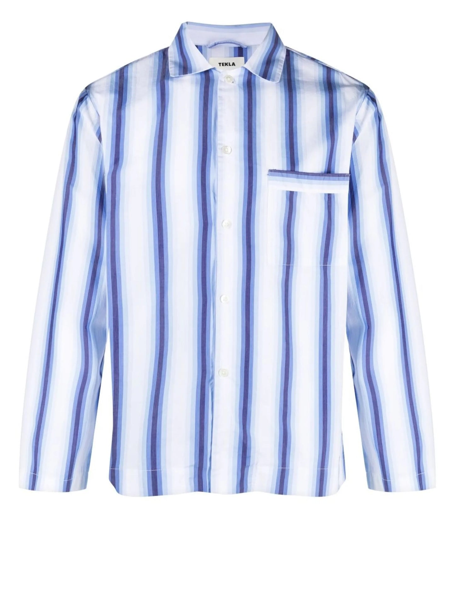 striped cotton pyjama shirt