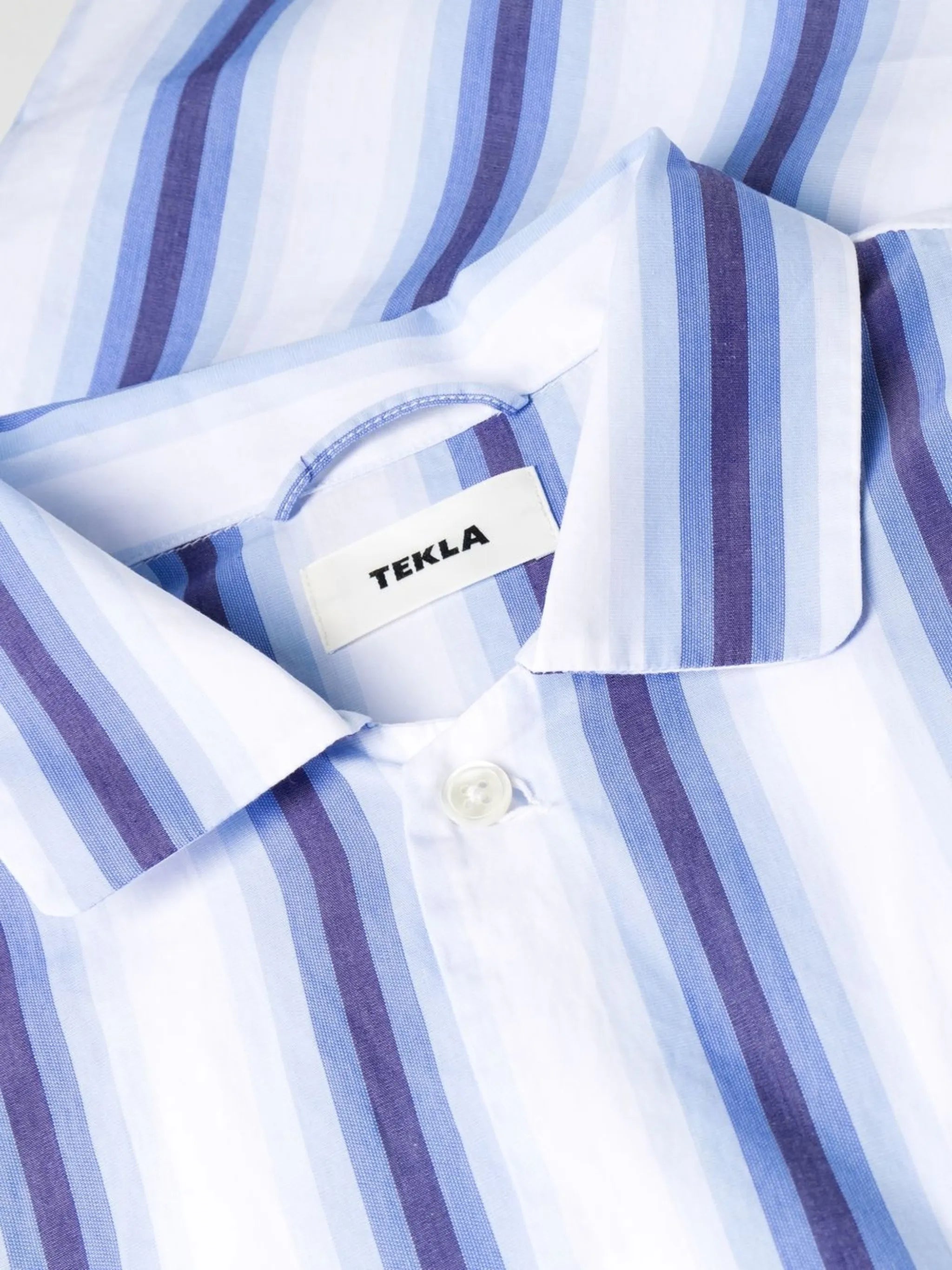 striped cotton pyjama shirt