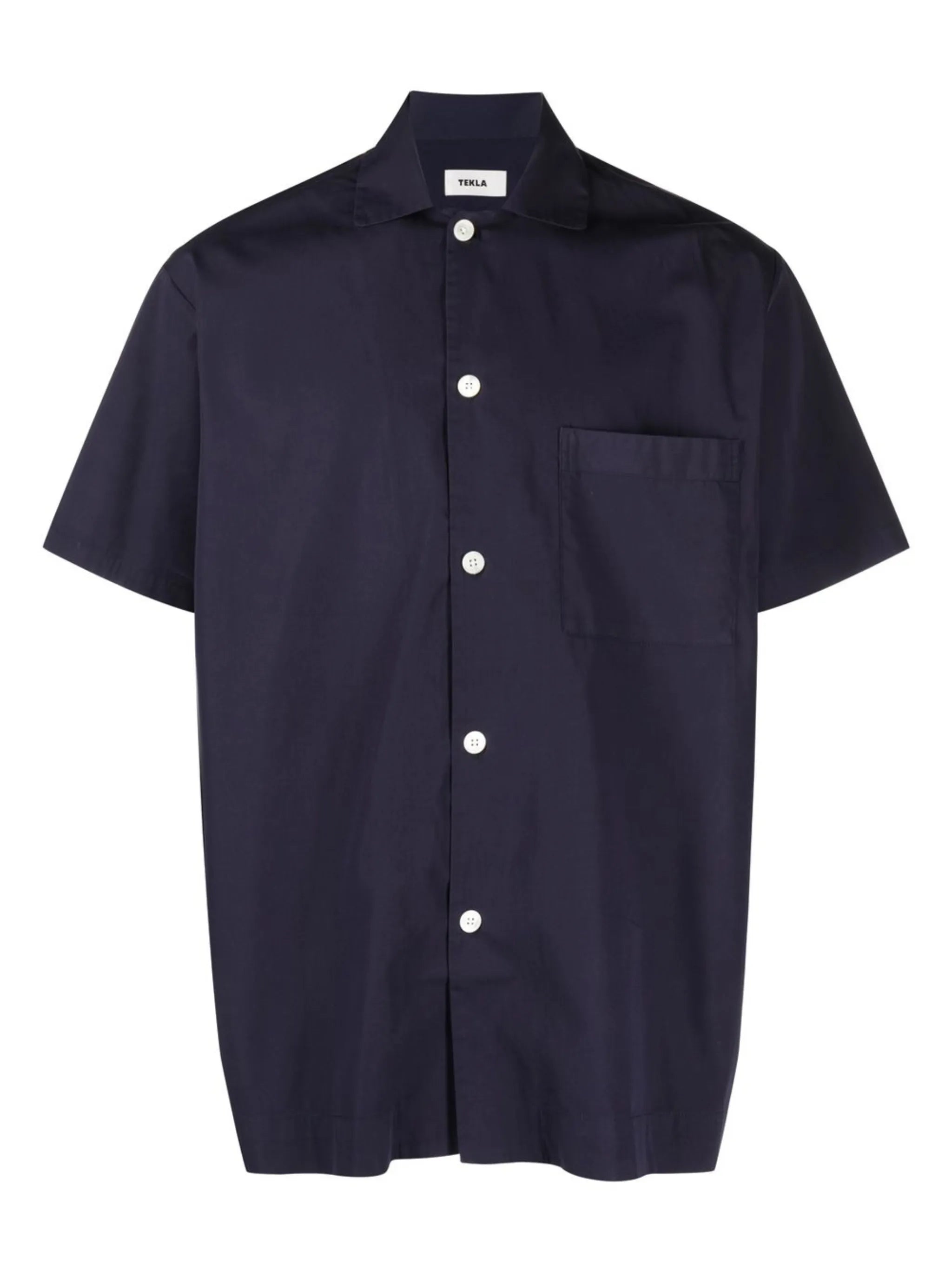 short-sleeved pajama shirt