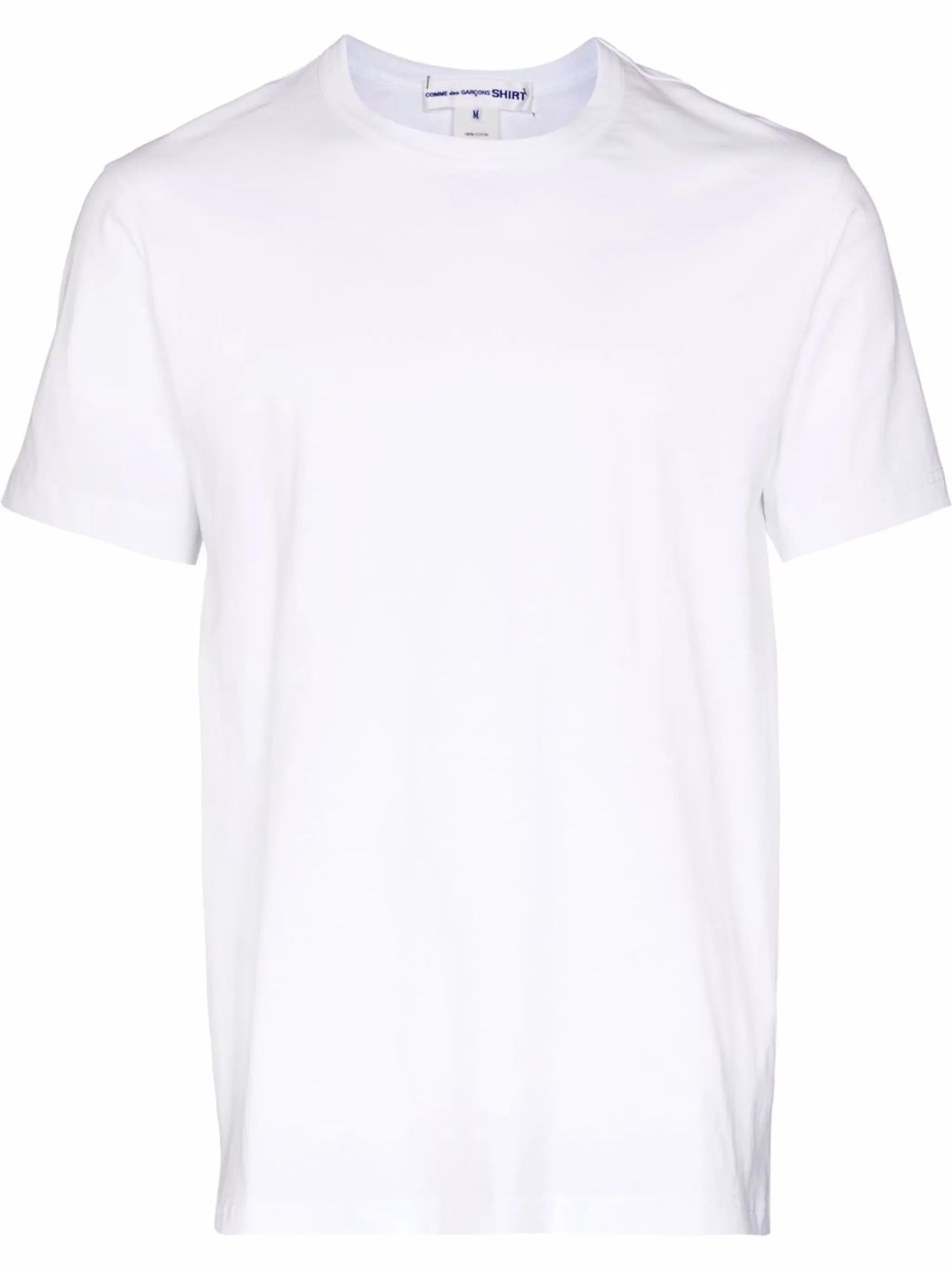 rear-logo cotton T-shirt