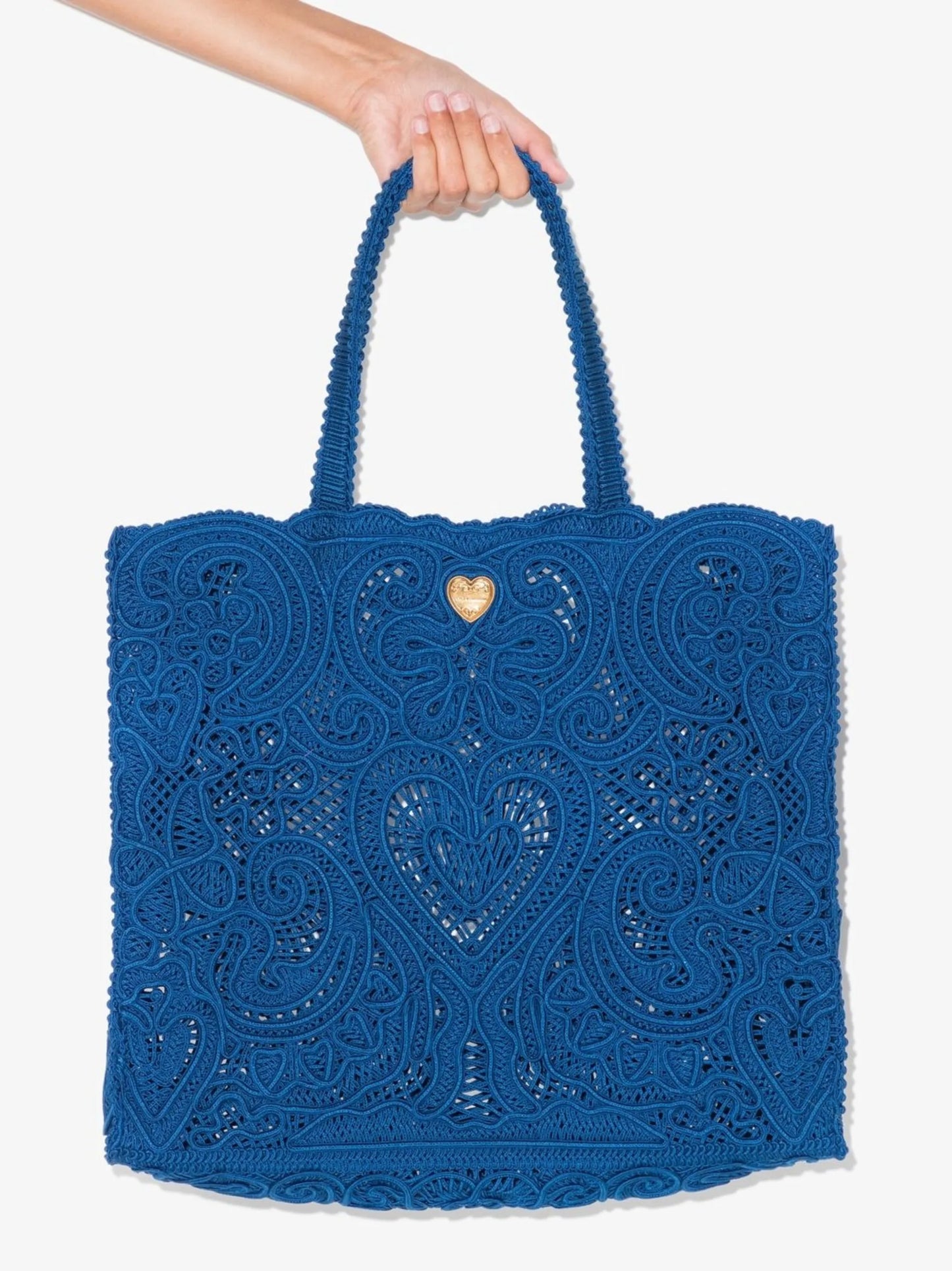 large Beatrice cordonetto-lace tote bag