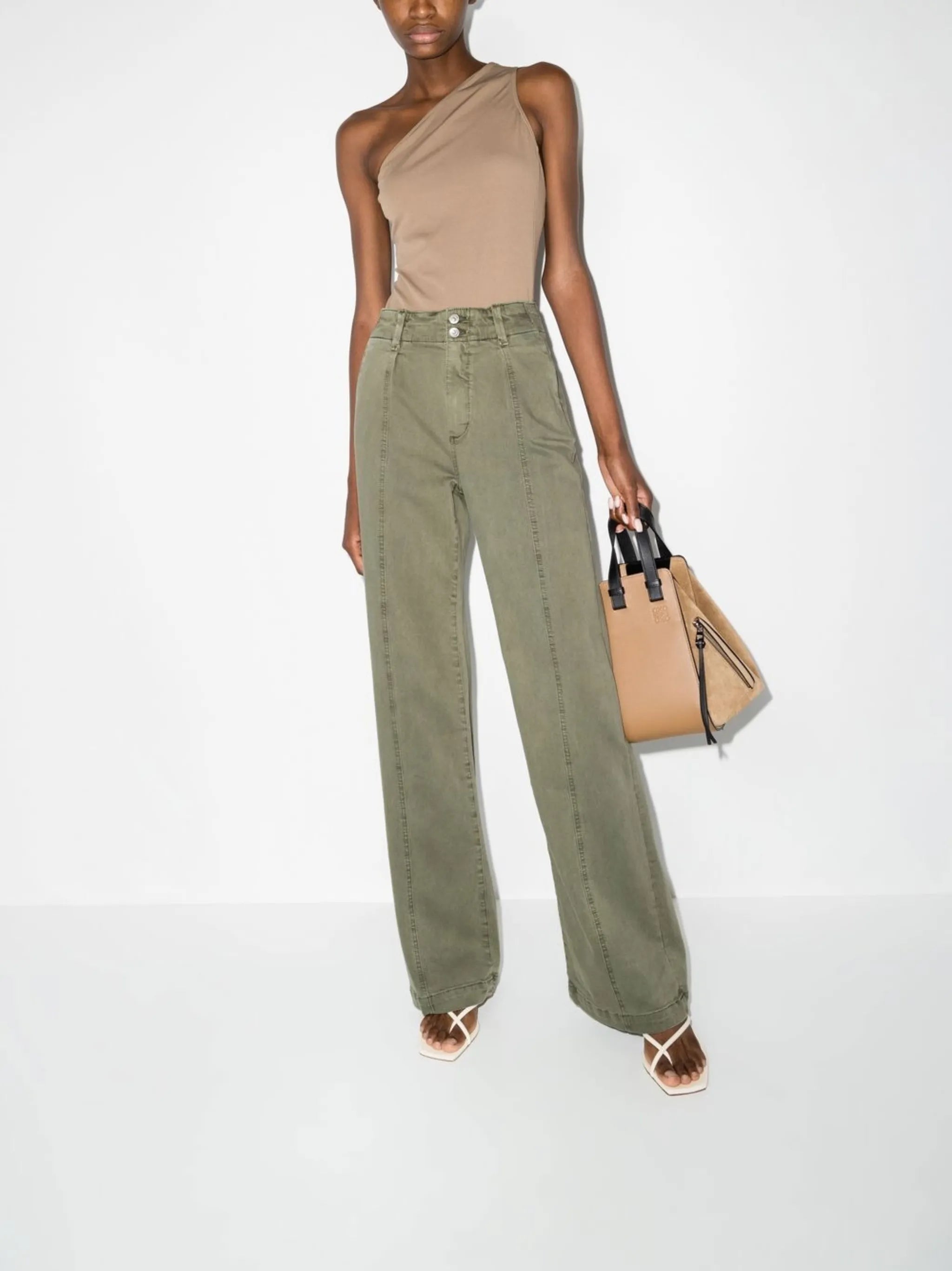 Brooklyn wide-leg trousers