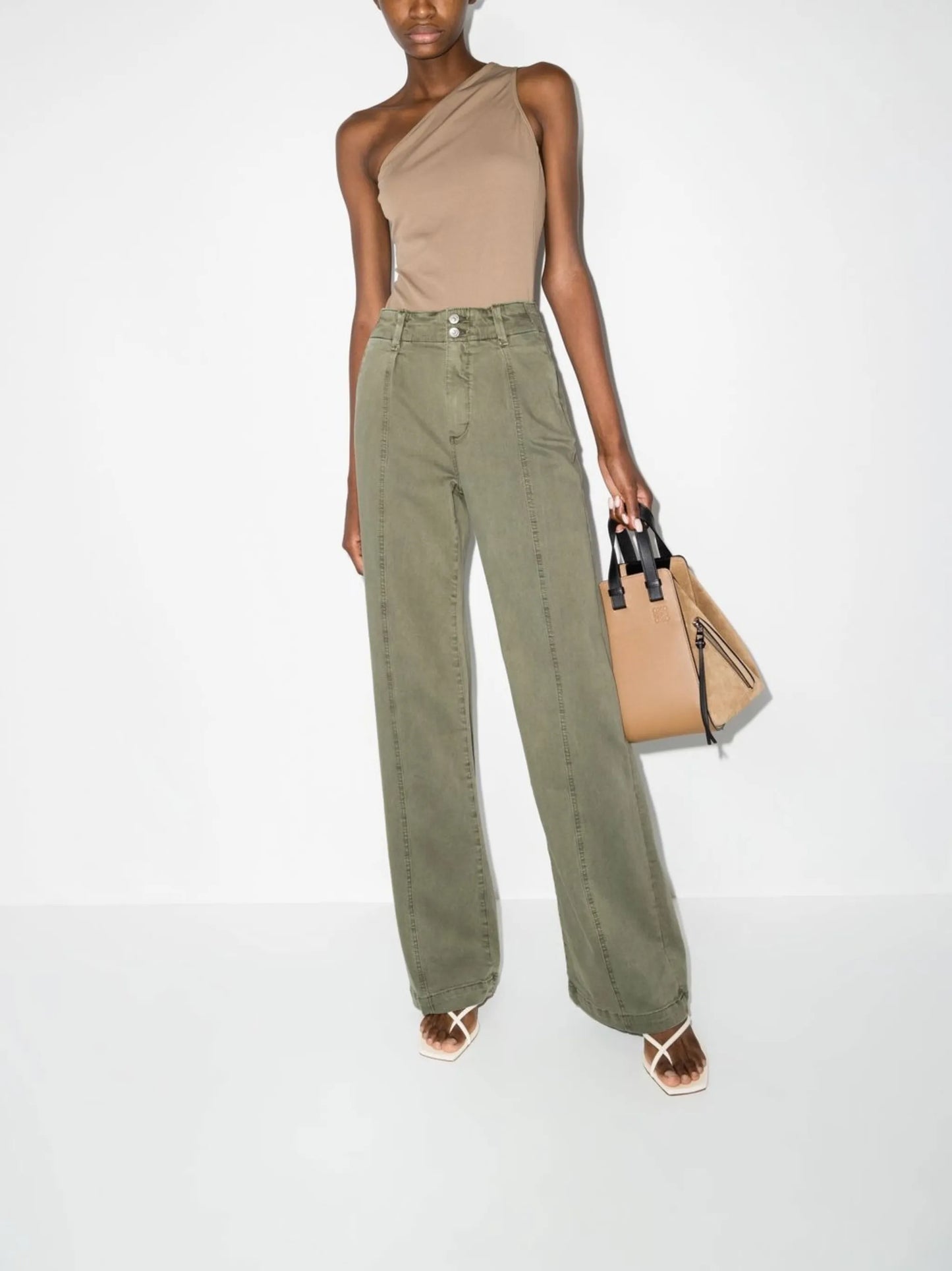 Brooklyn wide-leg trousers