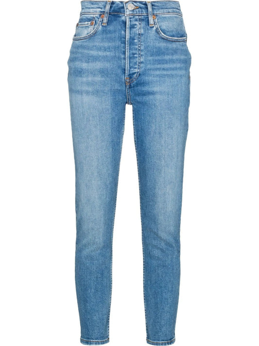 90s high-rise skinny jeans