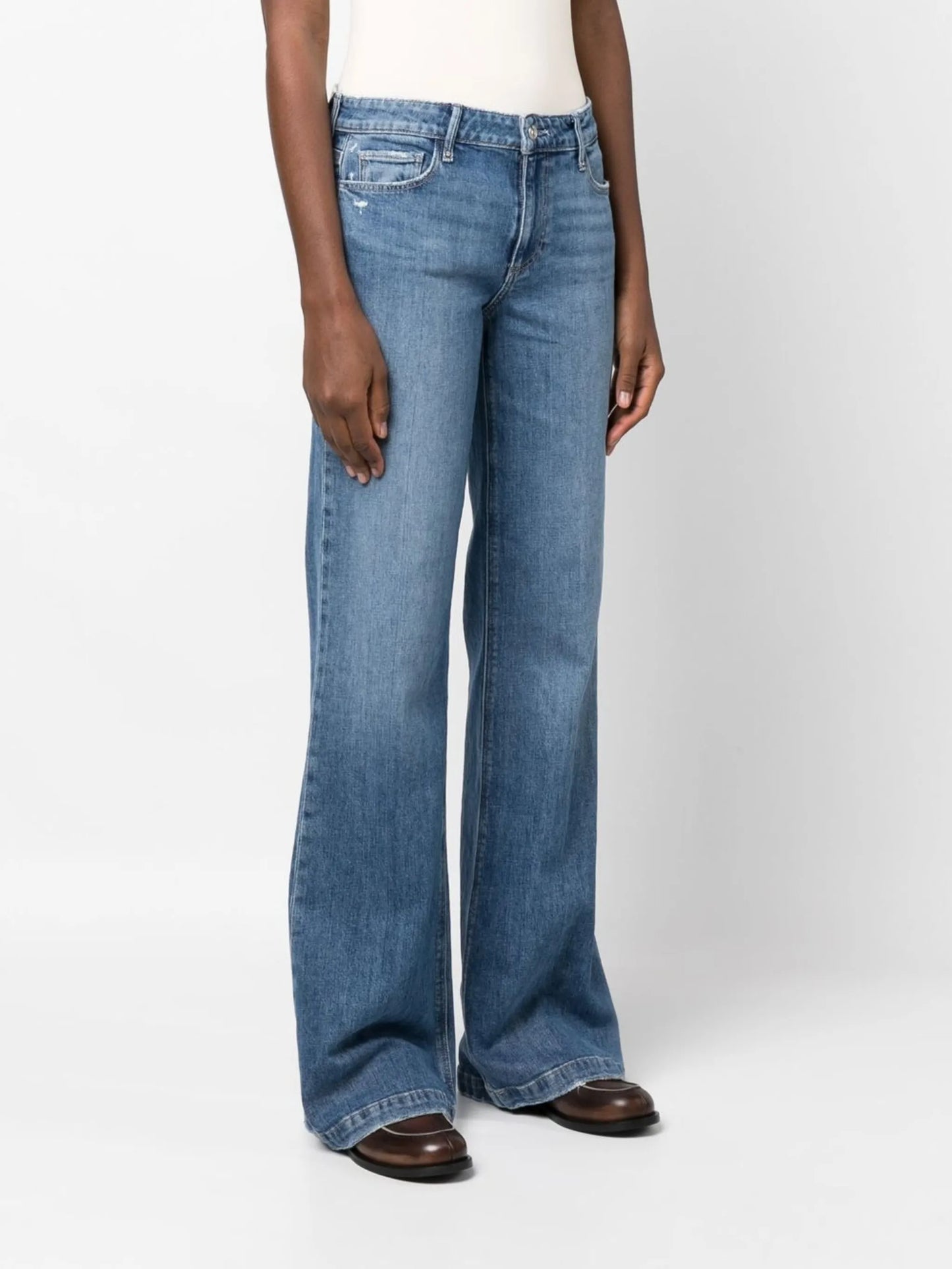flared denim jeans