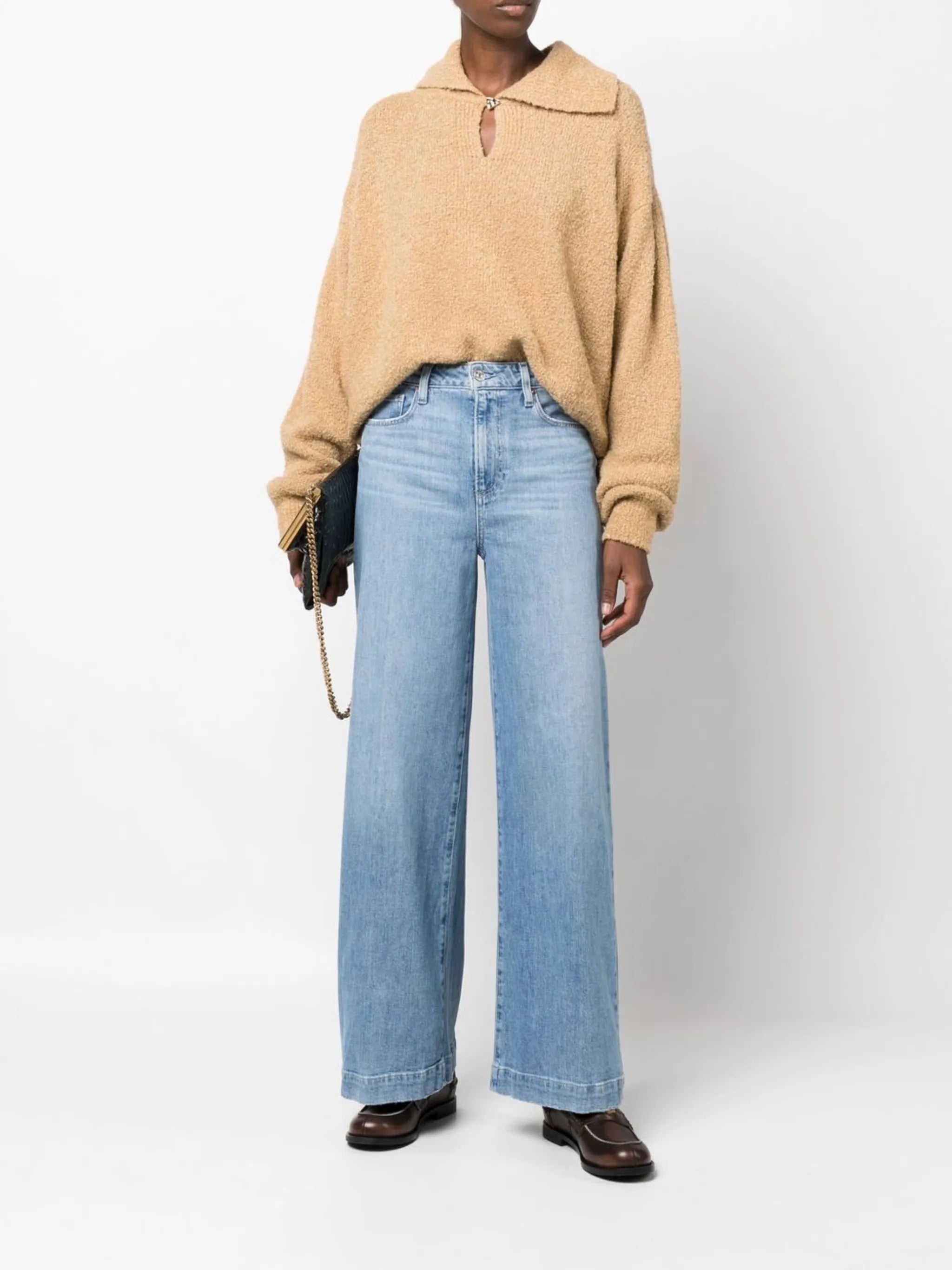 flared denim jeans