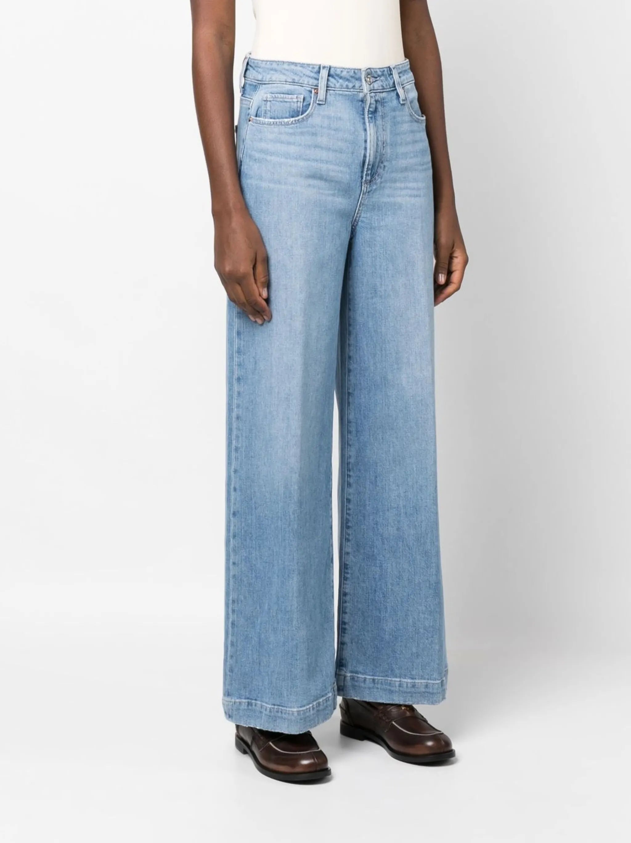 flared denim jeans