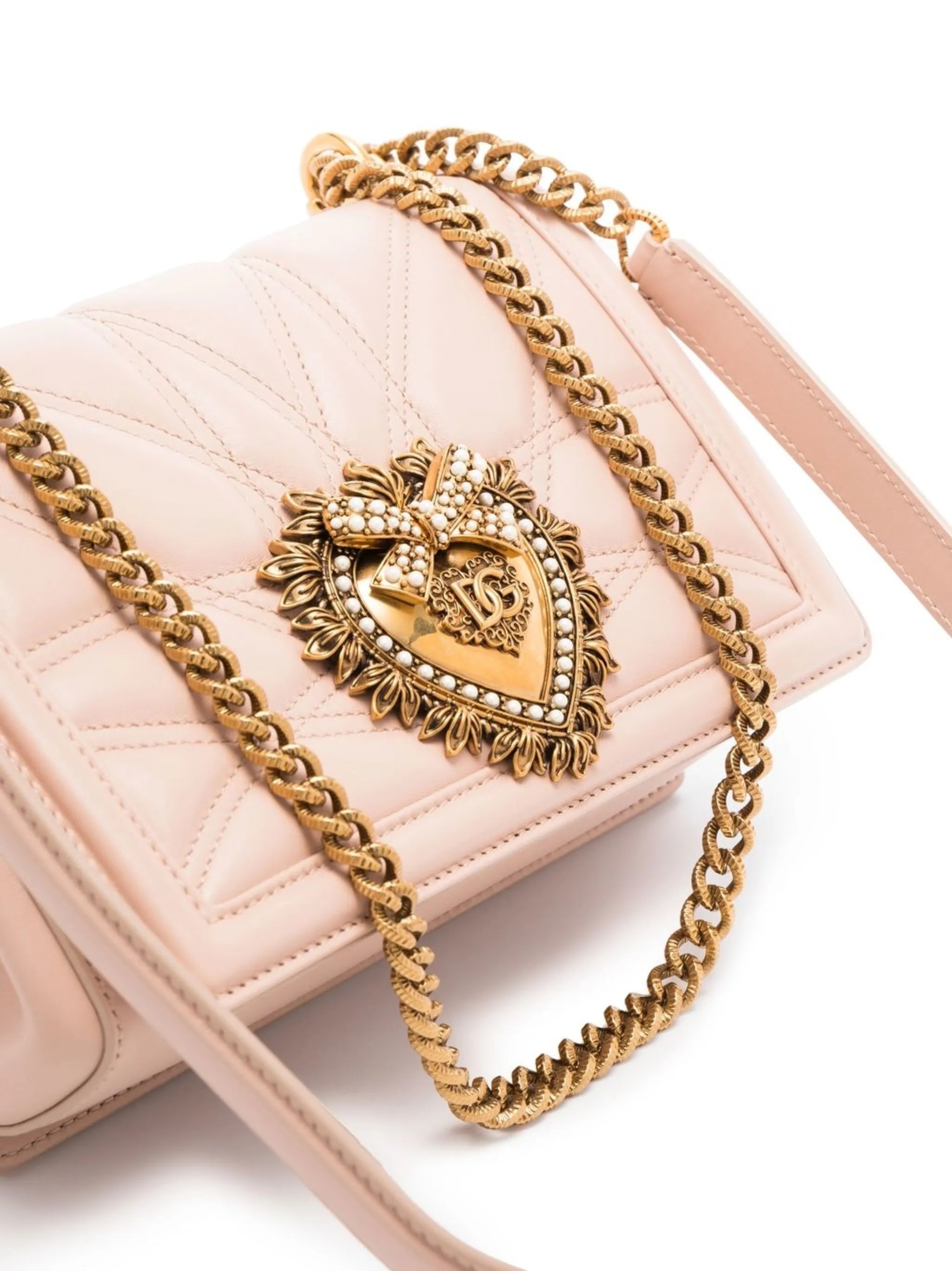 medium Devotion quilted shoulder bag