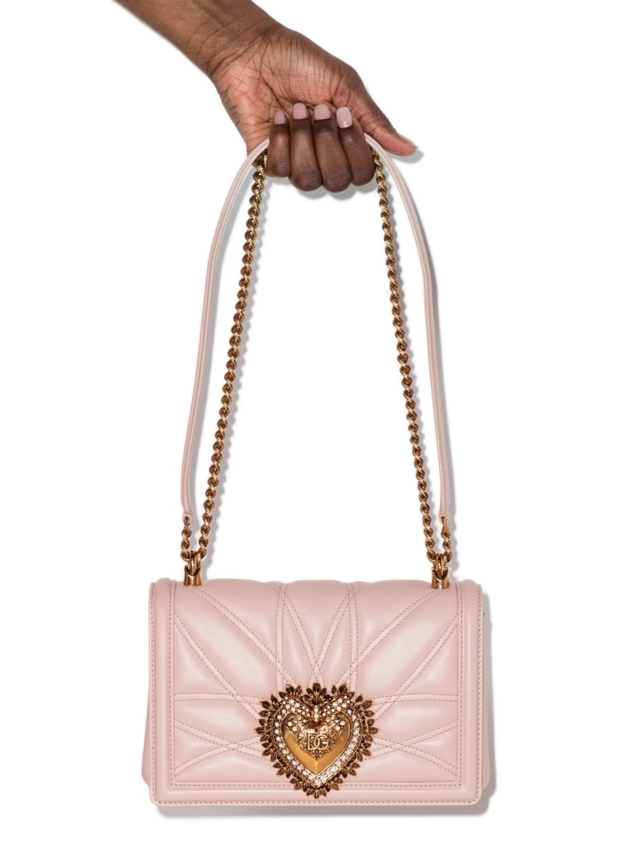 medium Devotion quilted shoulder bag