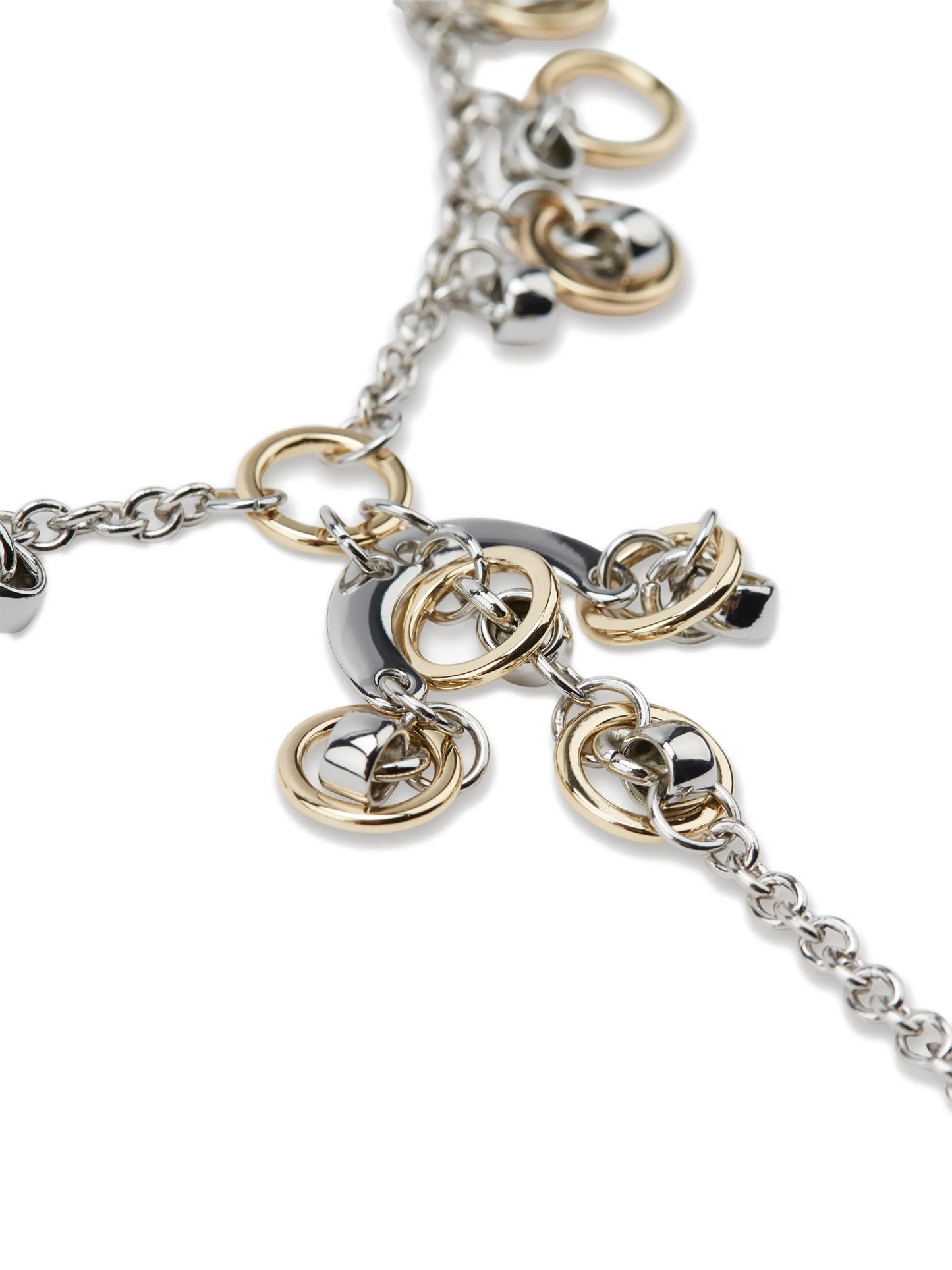ring-charm silver necklace
