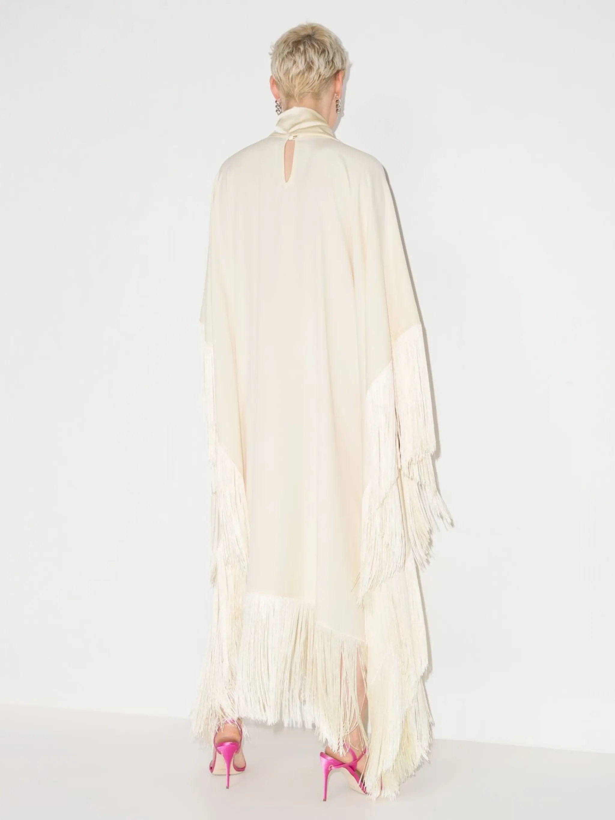 Mrs Ross high-neck dress