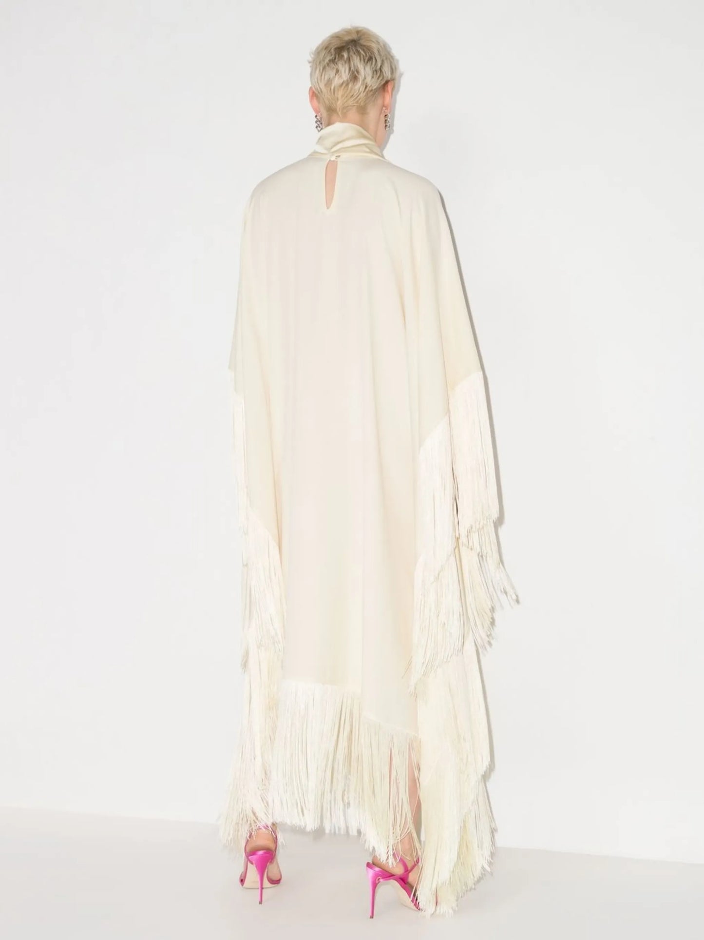 Mrs Ross high-neck dress