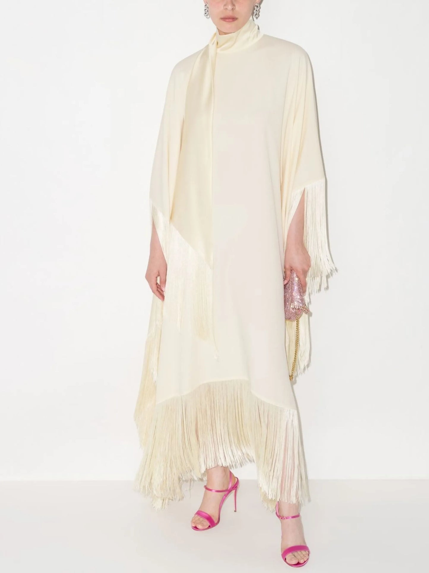 Mrs Ross high-neck dress