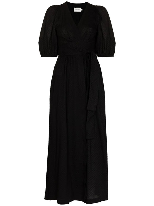 Bronwyn balloon-sleeve dress