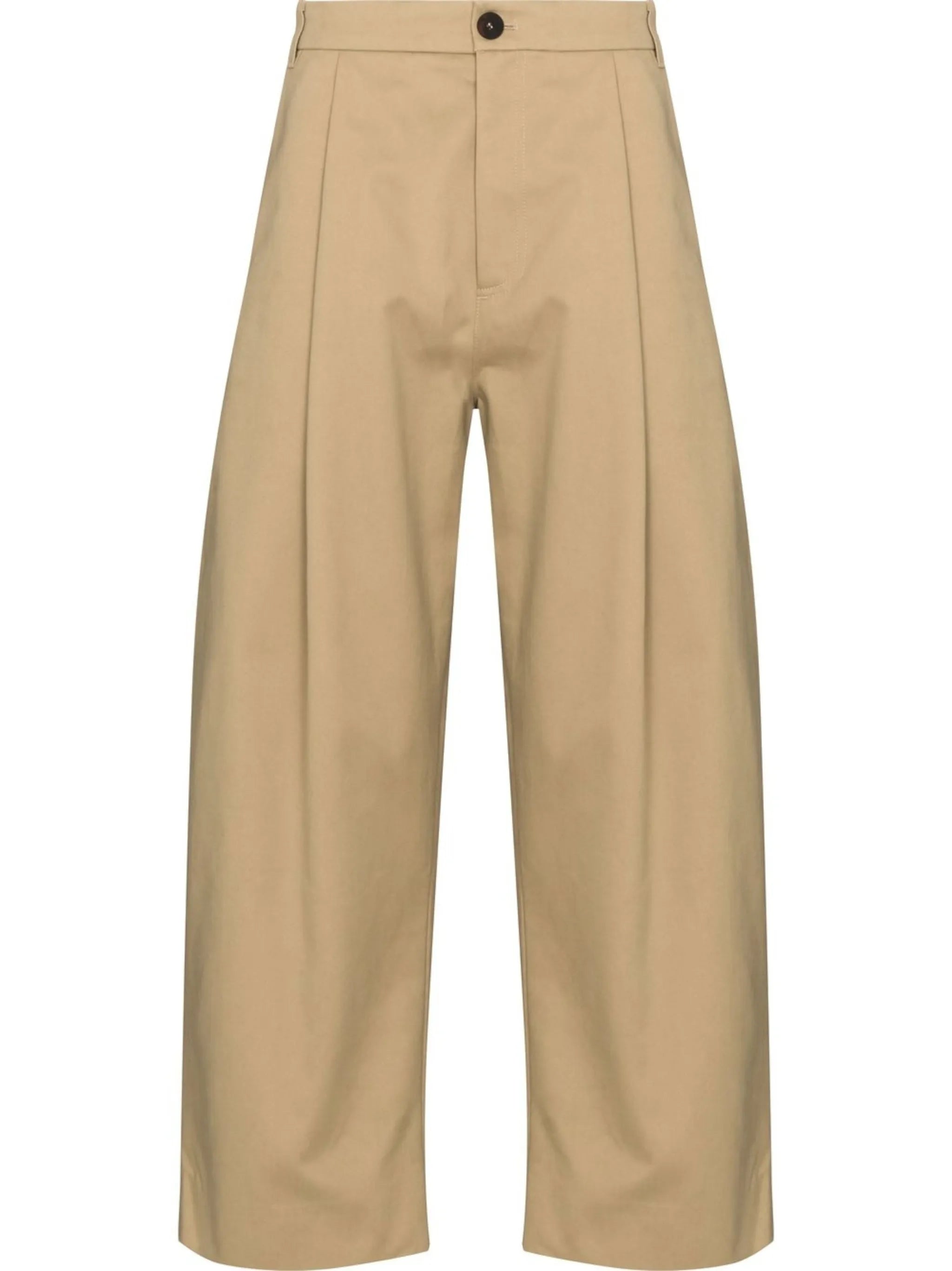 cropped wide-leg trousers