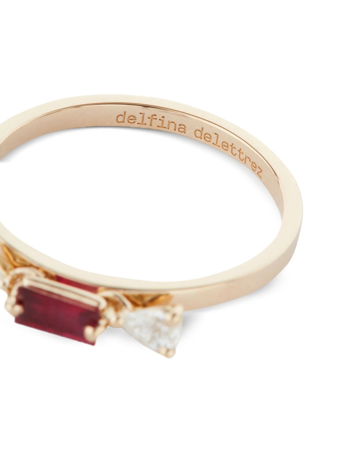 18kt yellow gold Dancing Diamonds ring