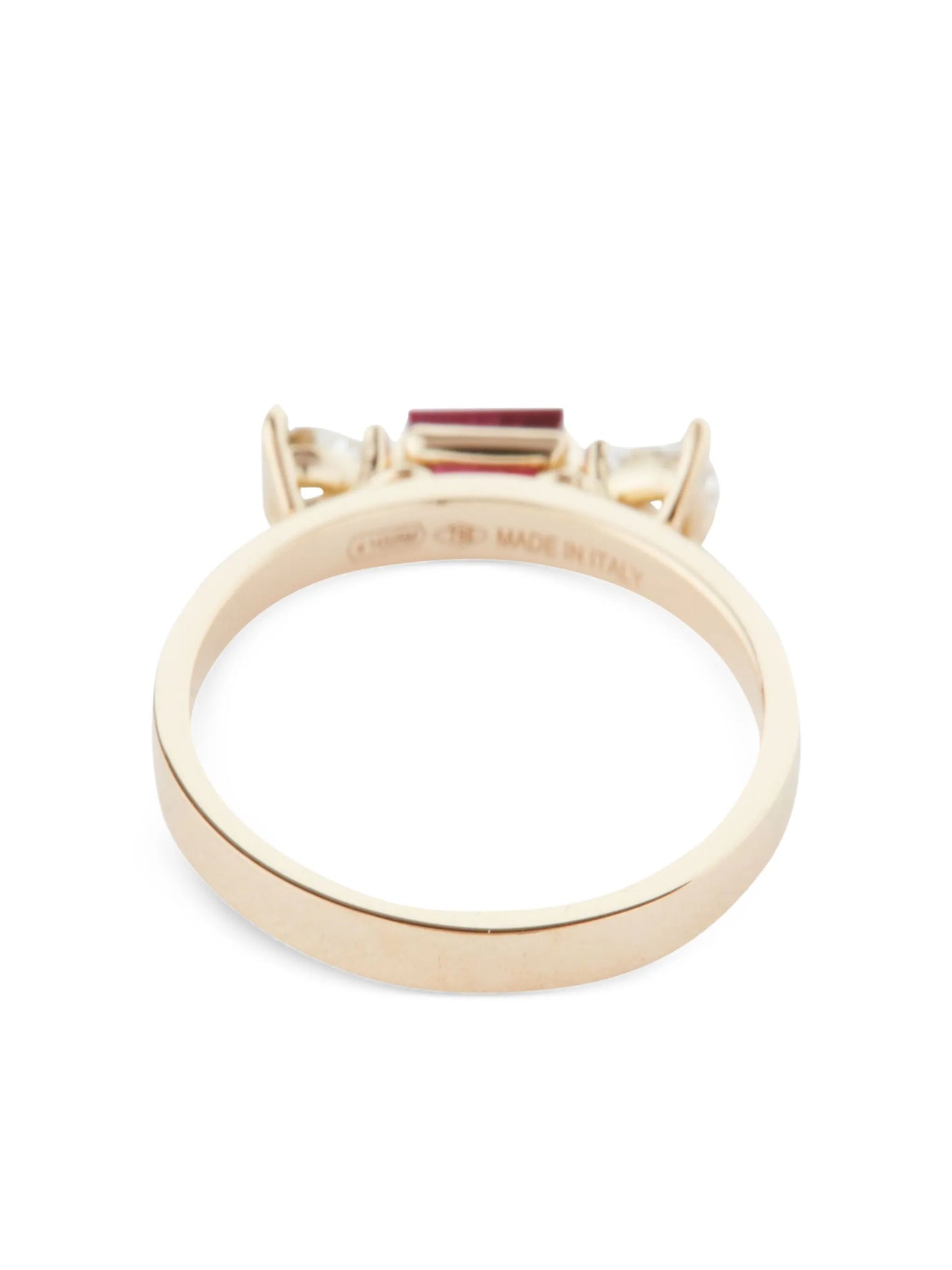 18kt yellow gold Dancing Diamonds ring