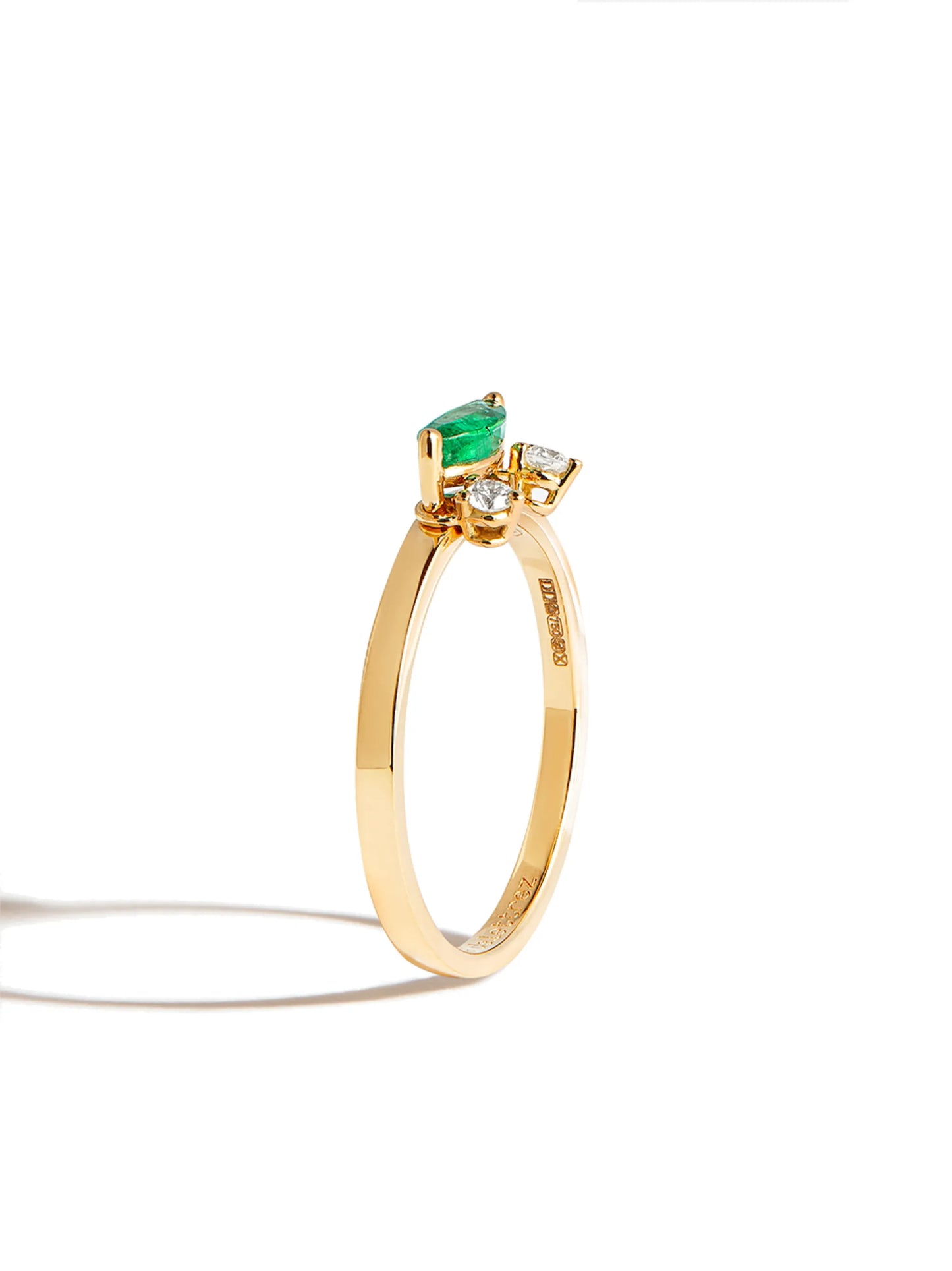 18kt yellow gold Dancing Diamonds ring