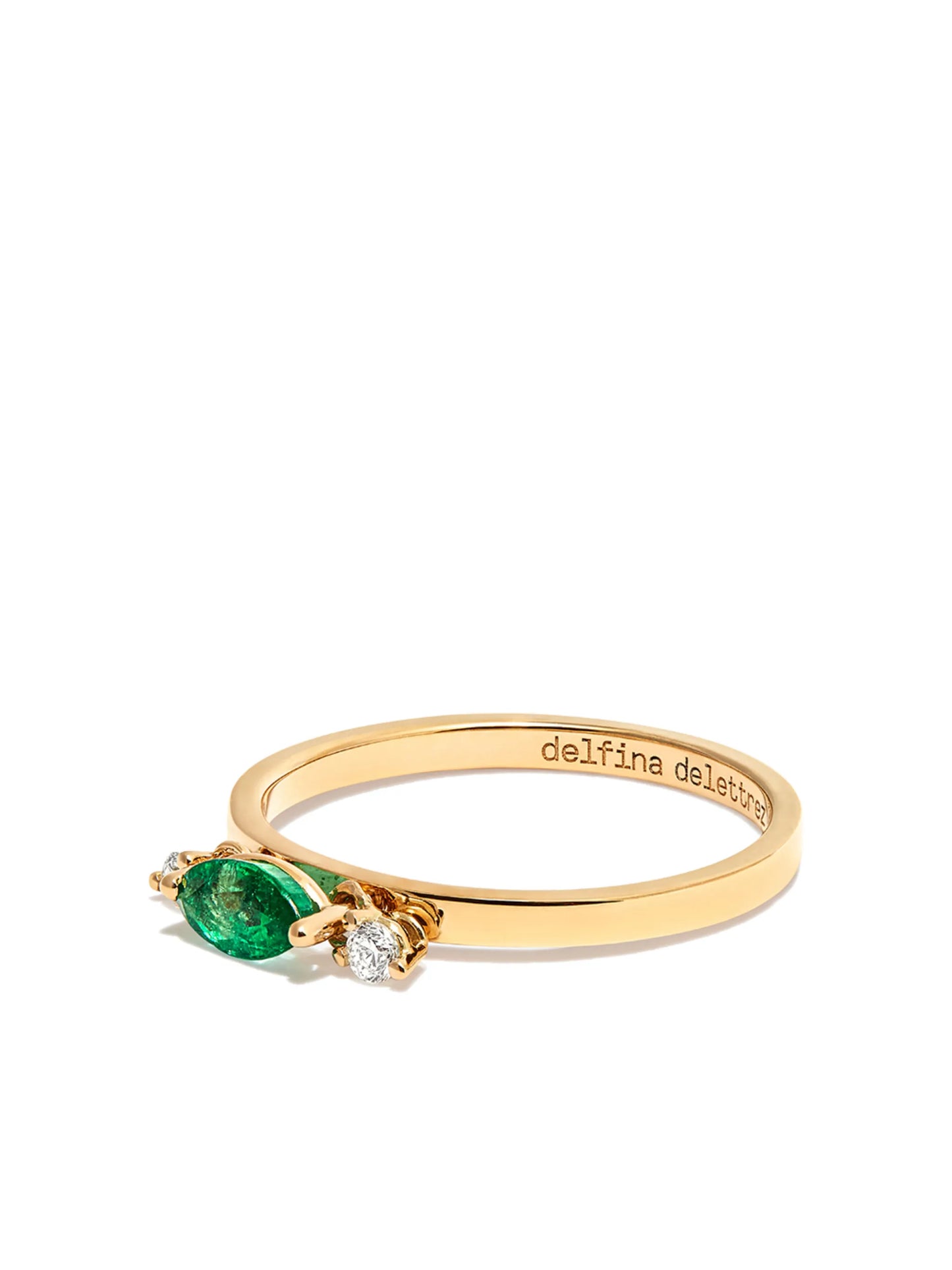 18kt yellow gold Dancing Diamonds ring