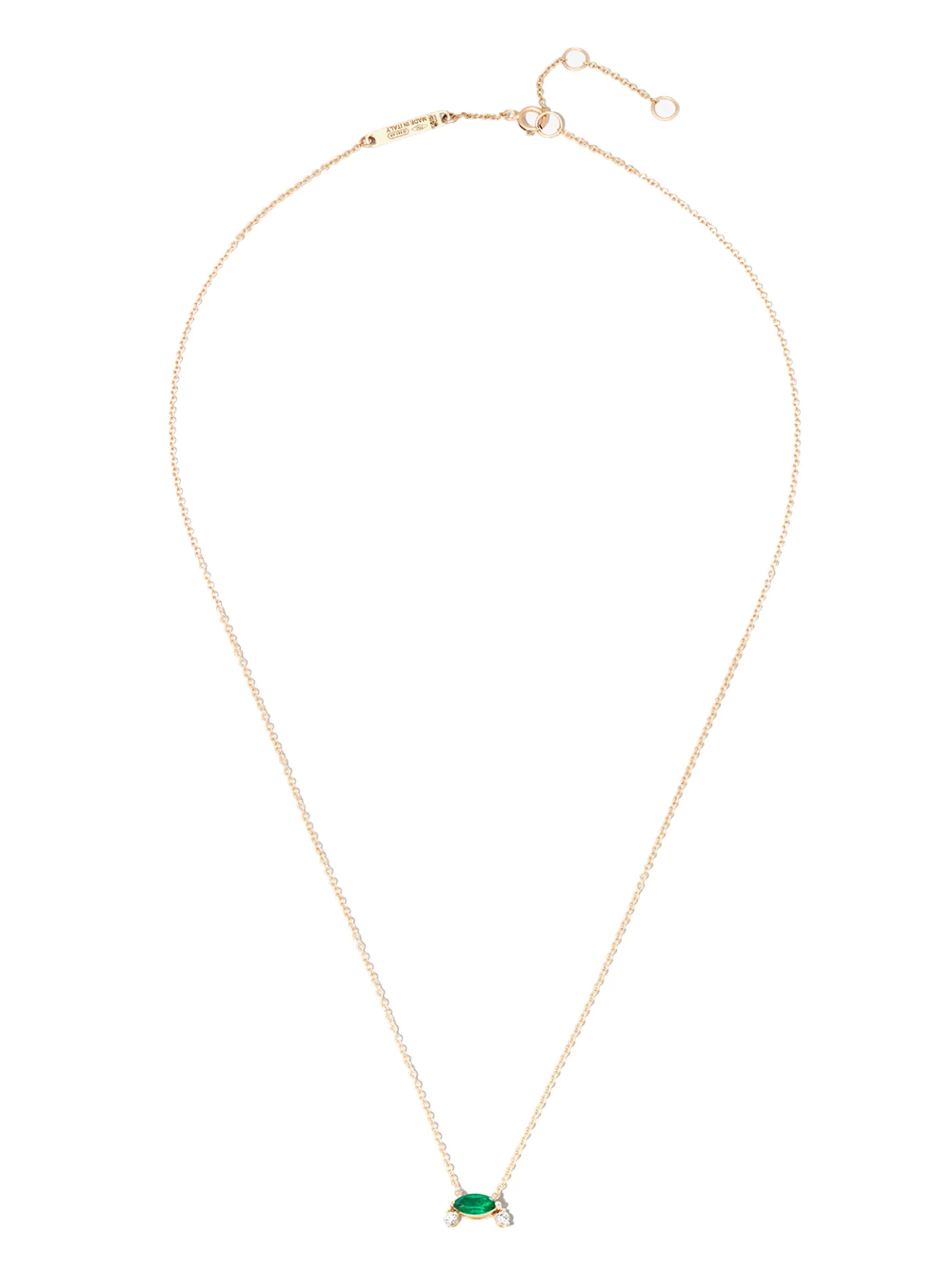 18kt yellow gold Dancing Diamonds necklace