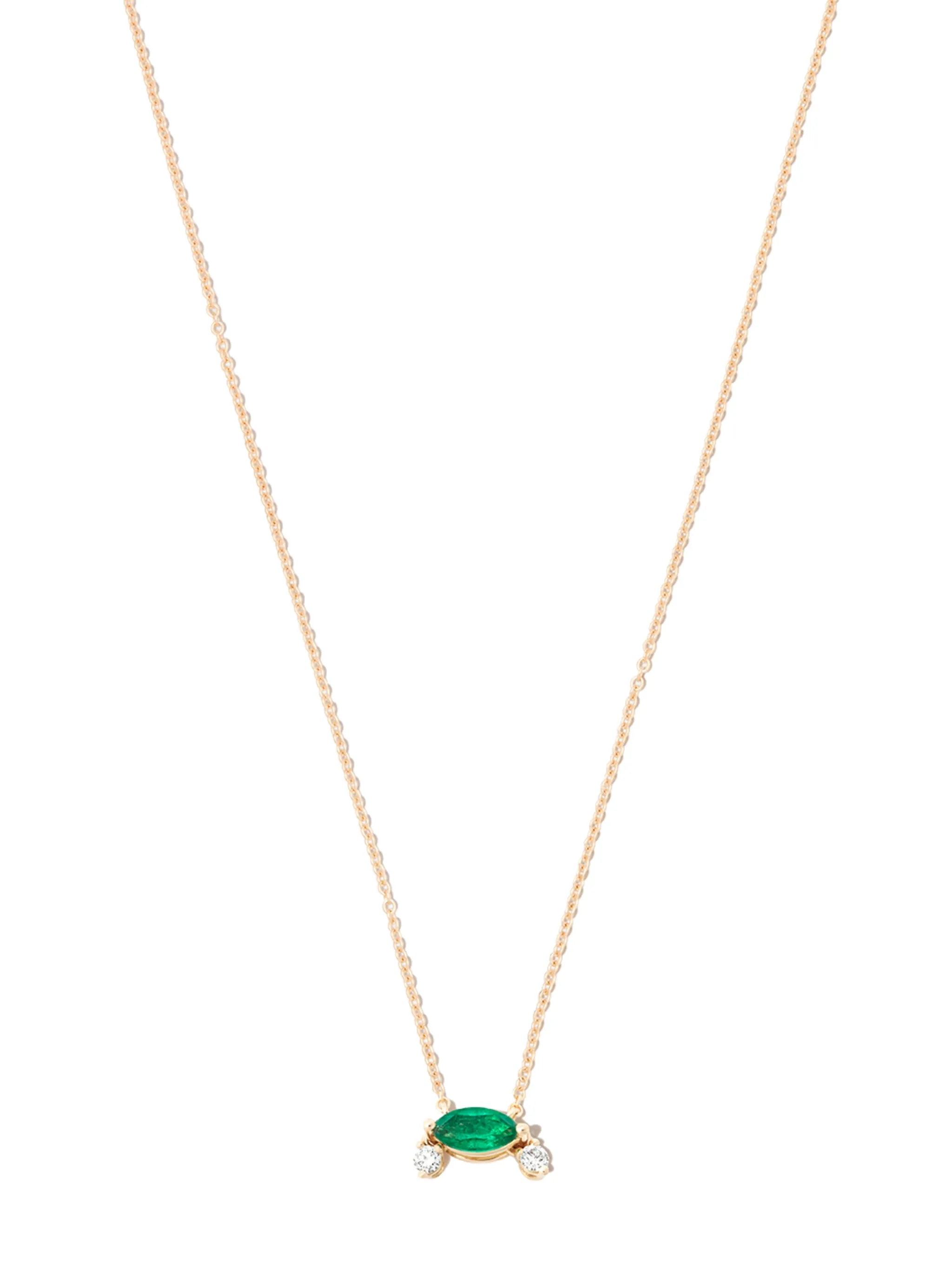 18kt yellow gold Dancing Diamonds necklace