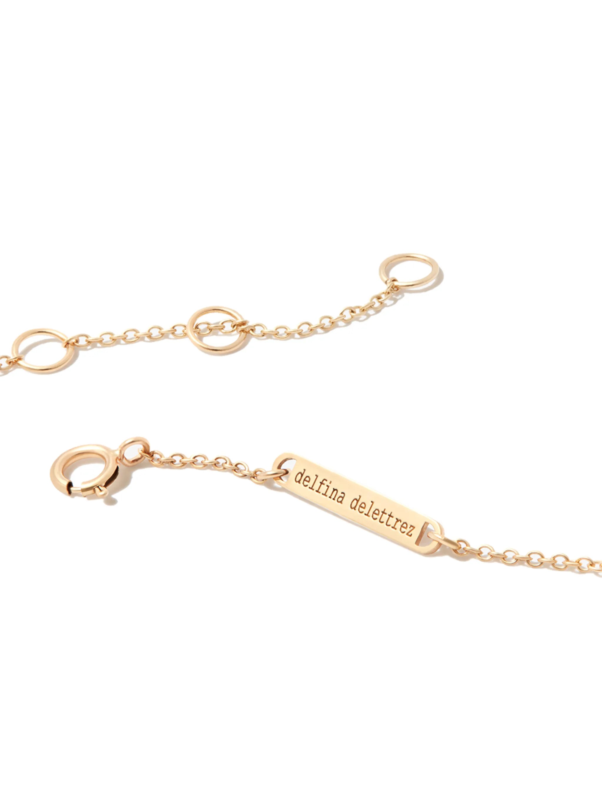 18kt yellow gold Dancing Diamonds necklace