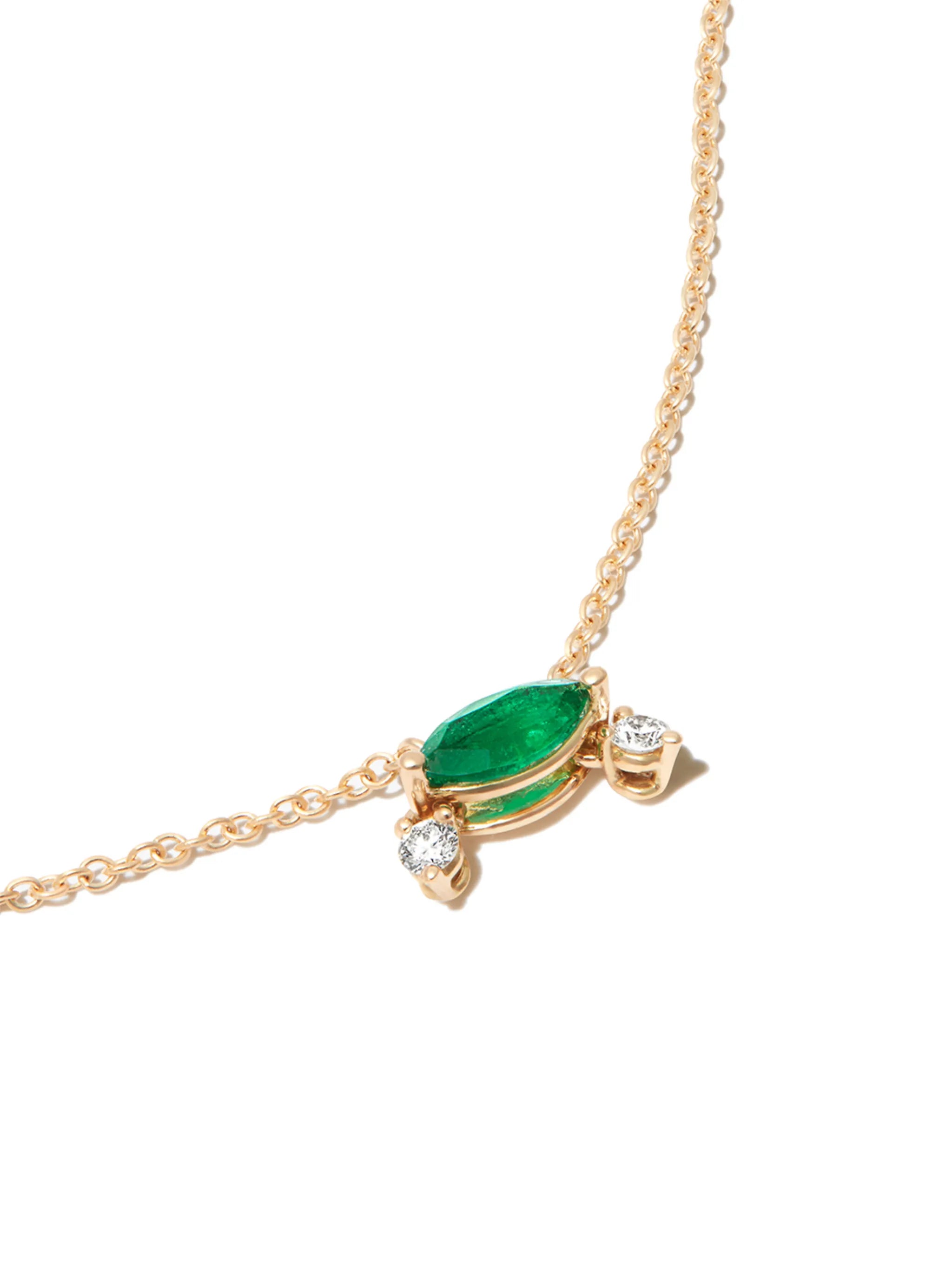 18kt yellow gold Dancing Diamonds necklace