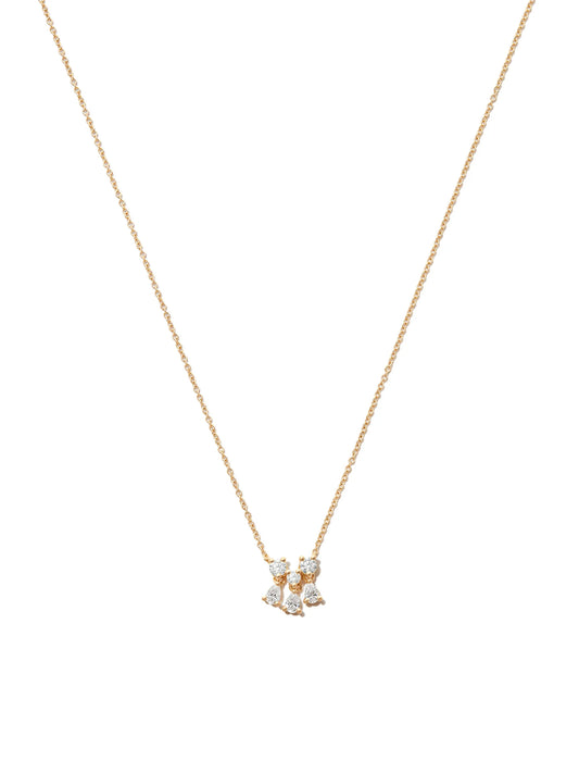 18kt yellow gold Dancing Diamonds necklace