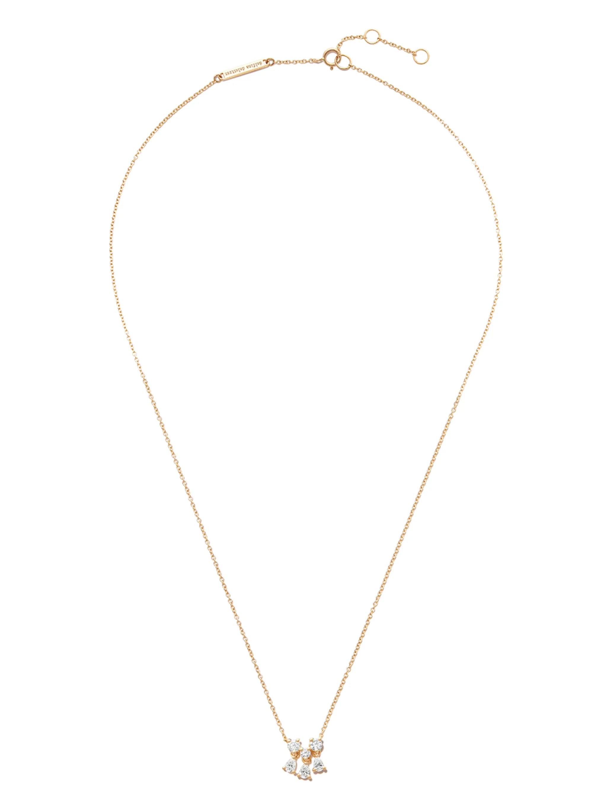 18kt yellow gold Dancing Diamonds necklace