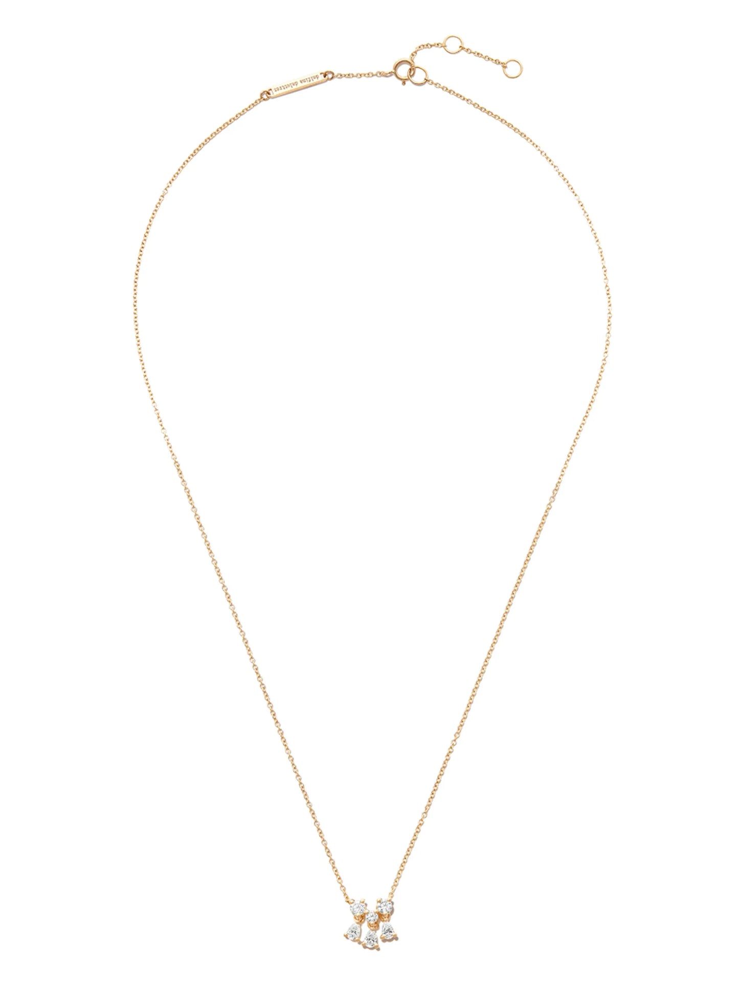 18kt yellow gold Dancing Diamonds necklace